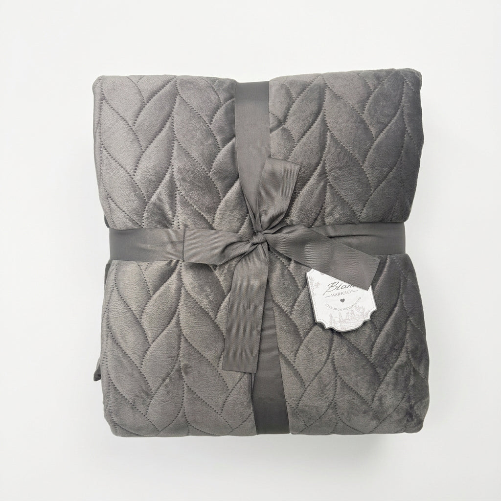 Trapuntino Blanc Mariclò - 350gsm velluto Grigio