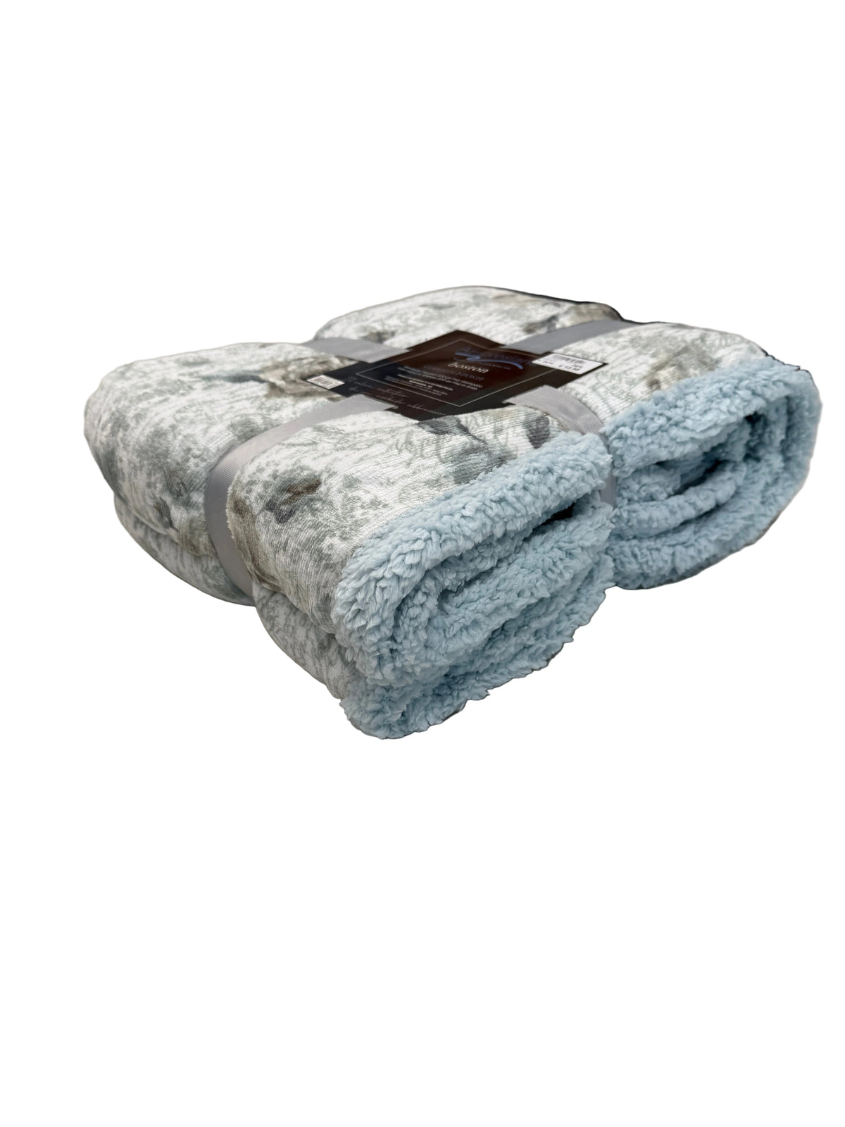 Plaid Boston-fiori verde acqua