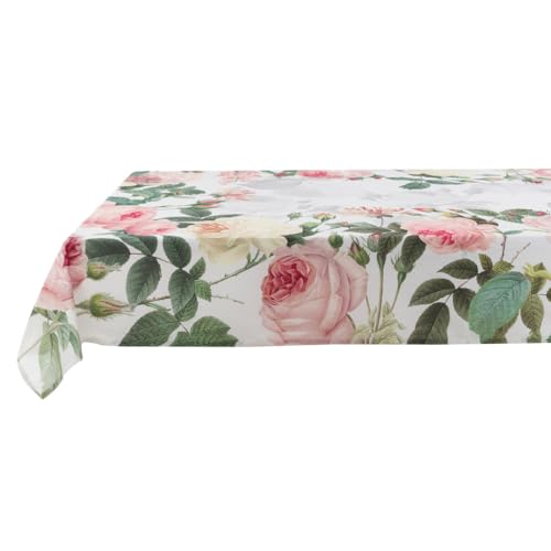 Tovaglia cerata - Blanc Mariclò - Le rose del borgo - A35917