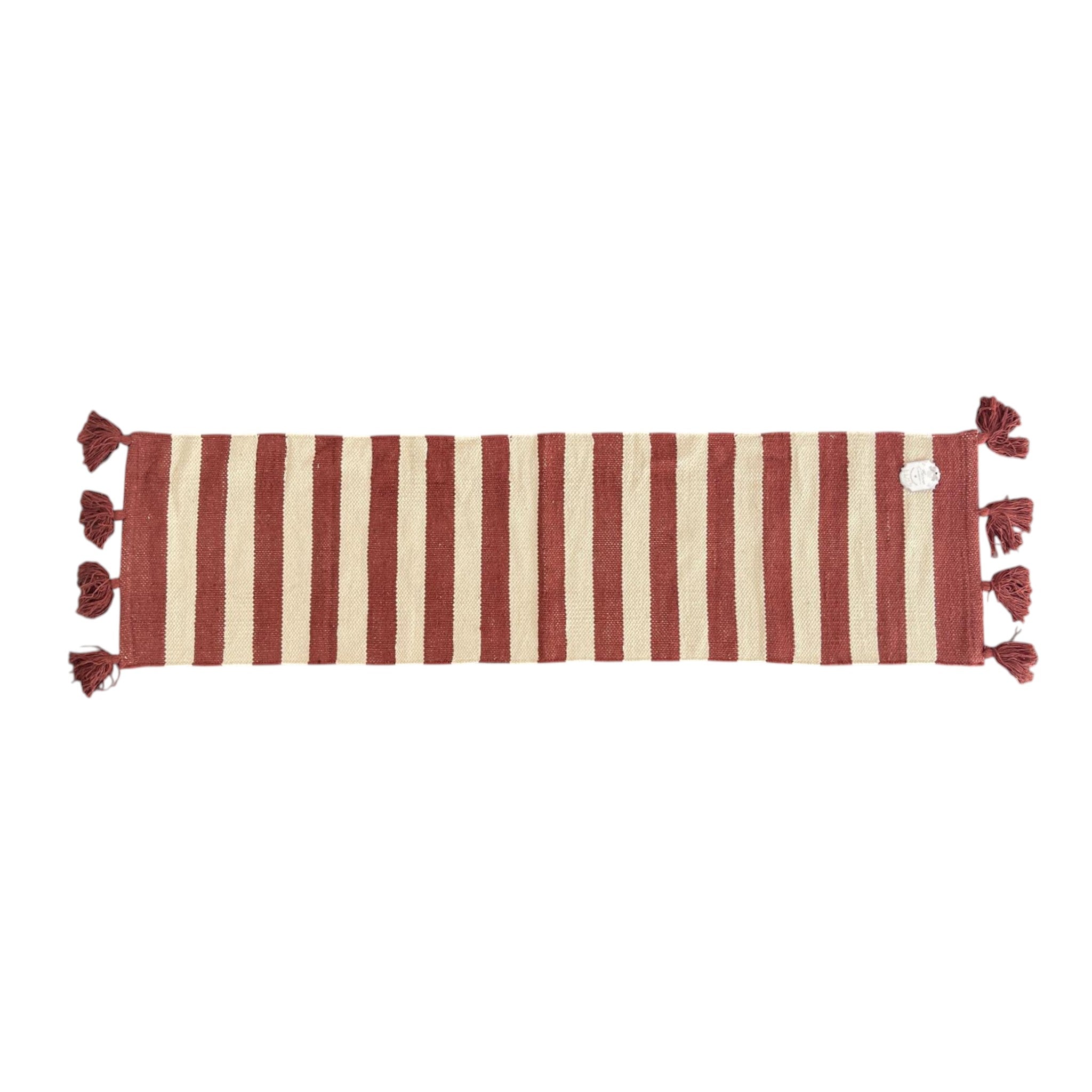Runner righe + nappe Blanc Mariclò - A3947899RU