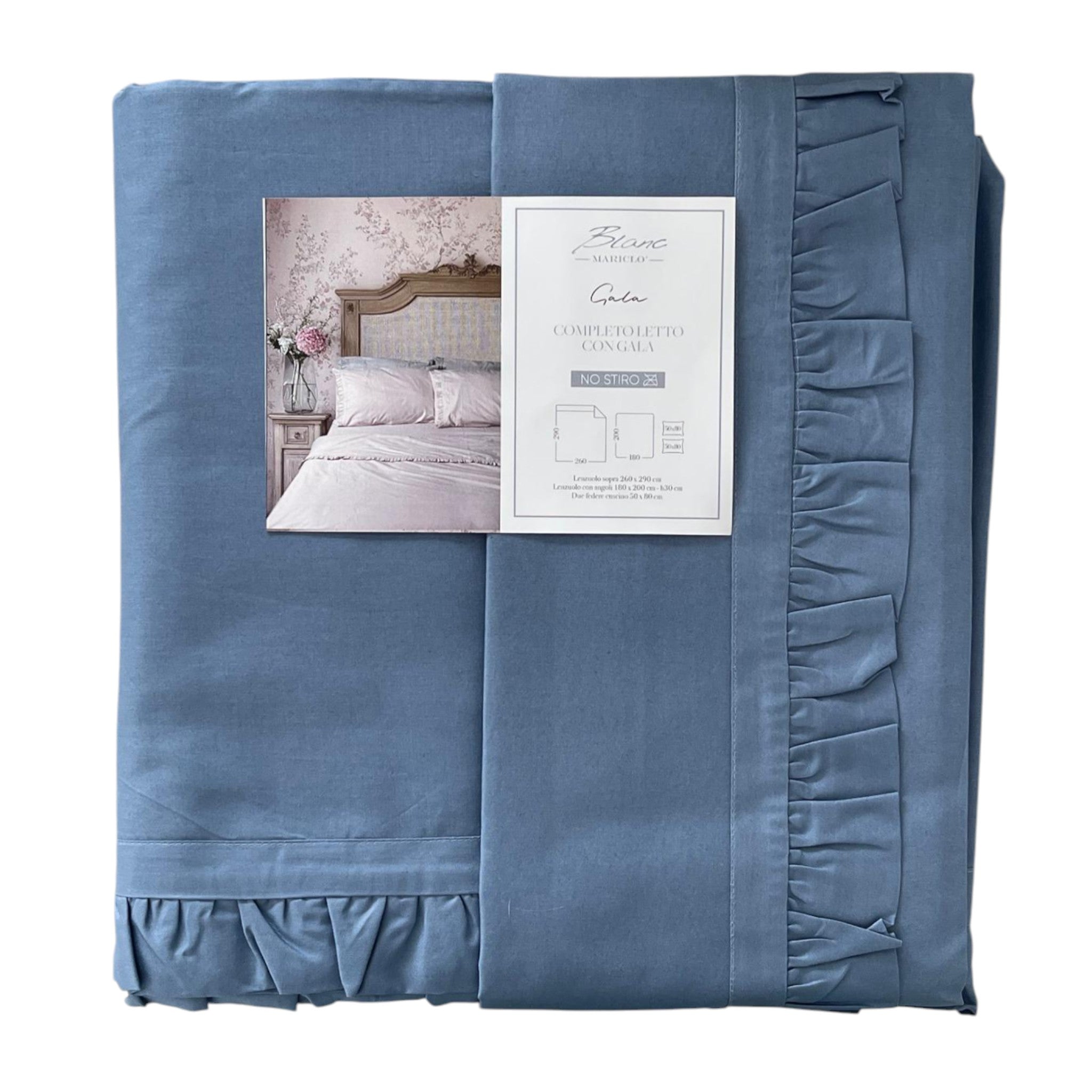 Completo letto con gala Blanc Mariclò - A3969199AZ