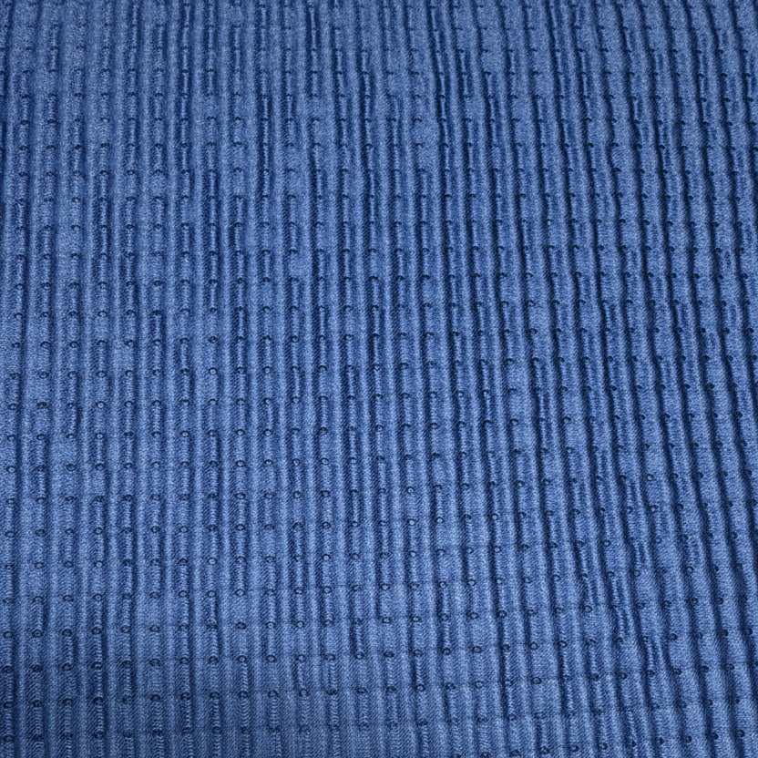 Trapuntino Angelique satin - blu
