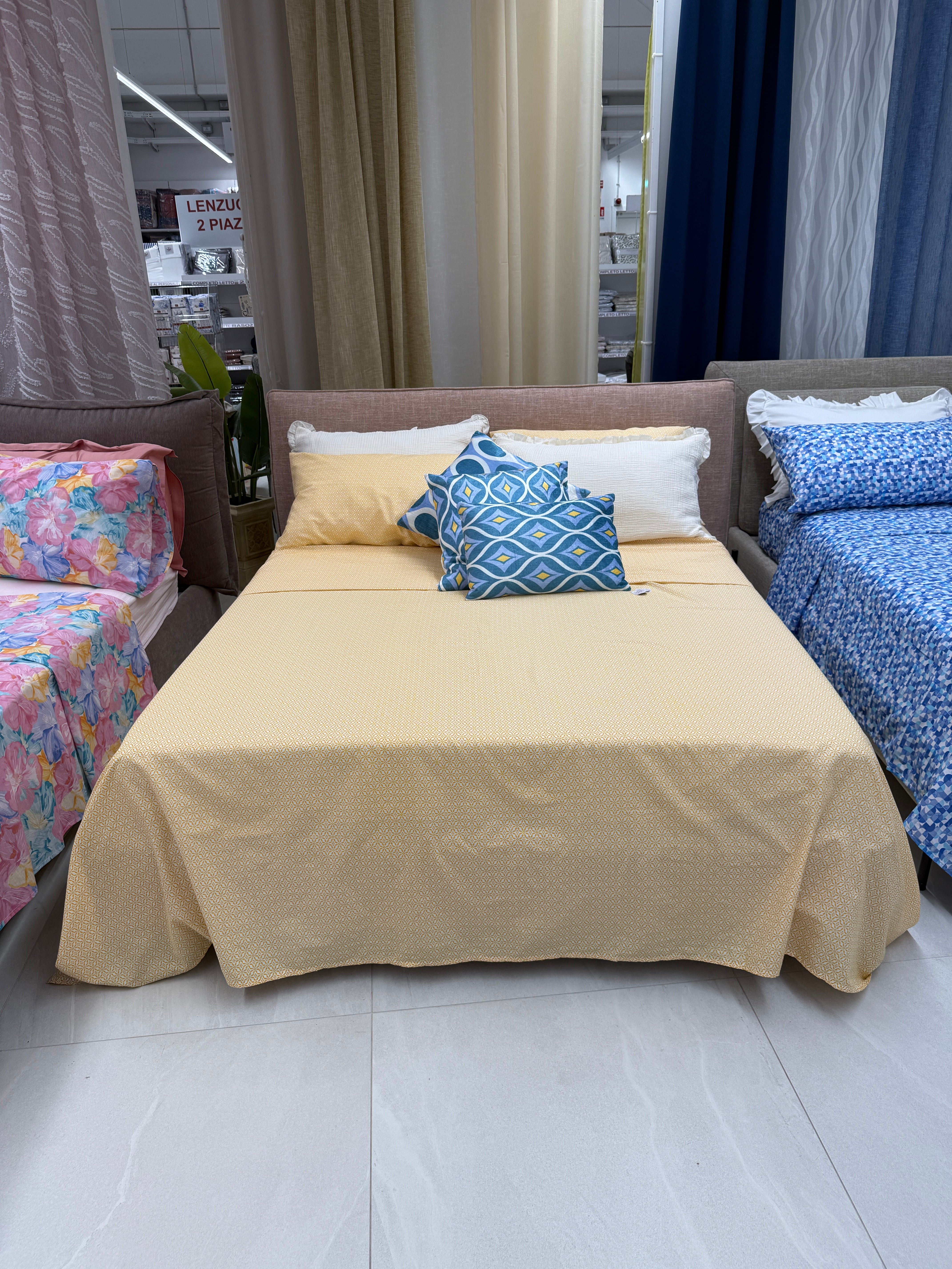 Completo letto Casa del Borgo - Maioliche Giallo