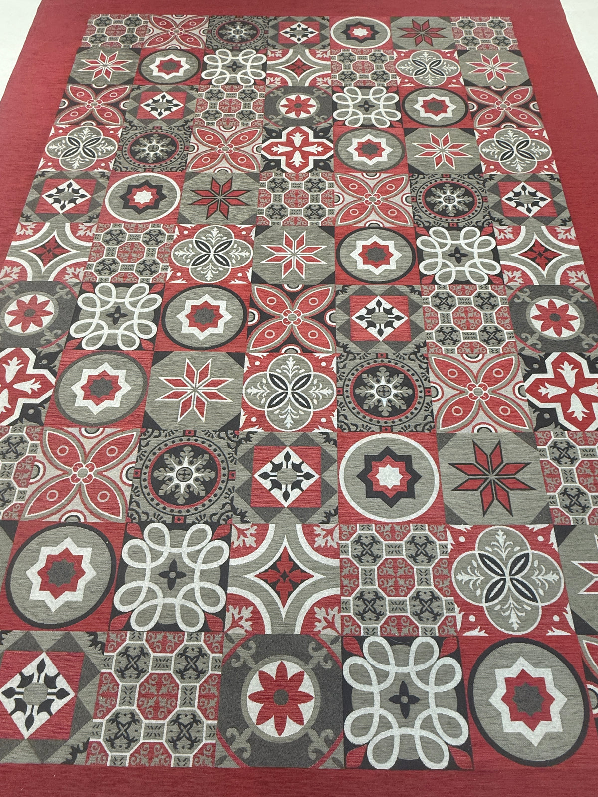 Tappeto Incanto (Dis. 7205 Ceramic) - 210x 270cm -  Rosso