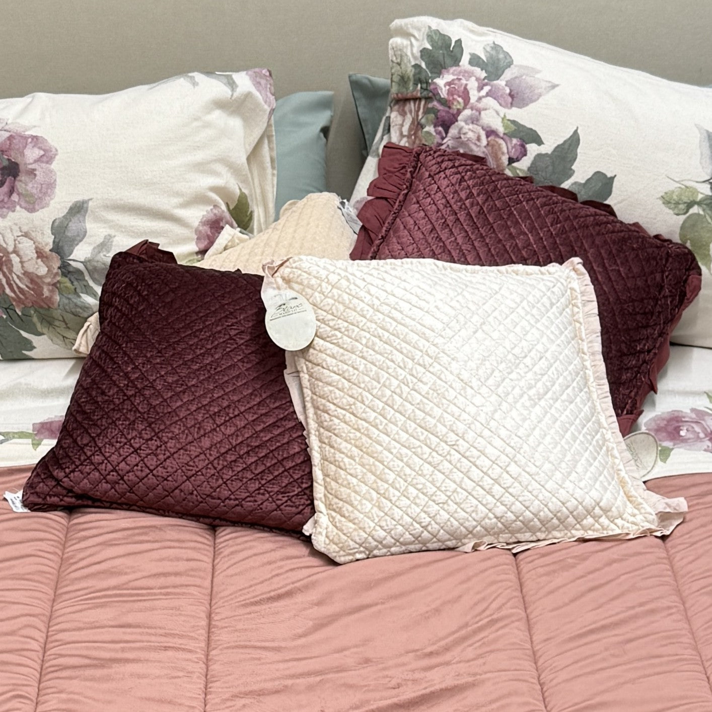 Cuscino Blanc Mariclò -  Tresor - Bordeaux