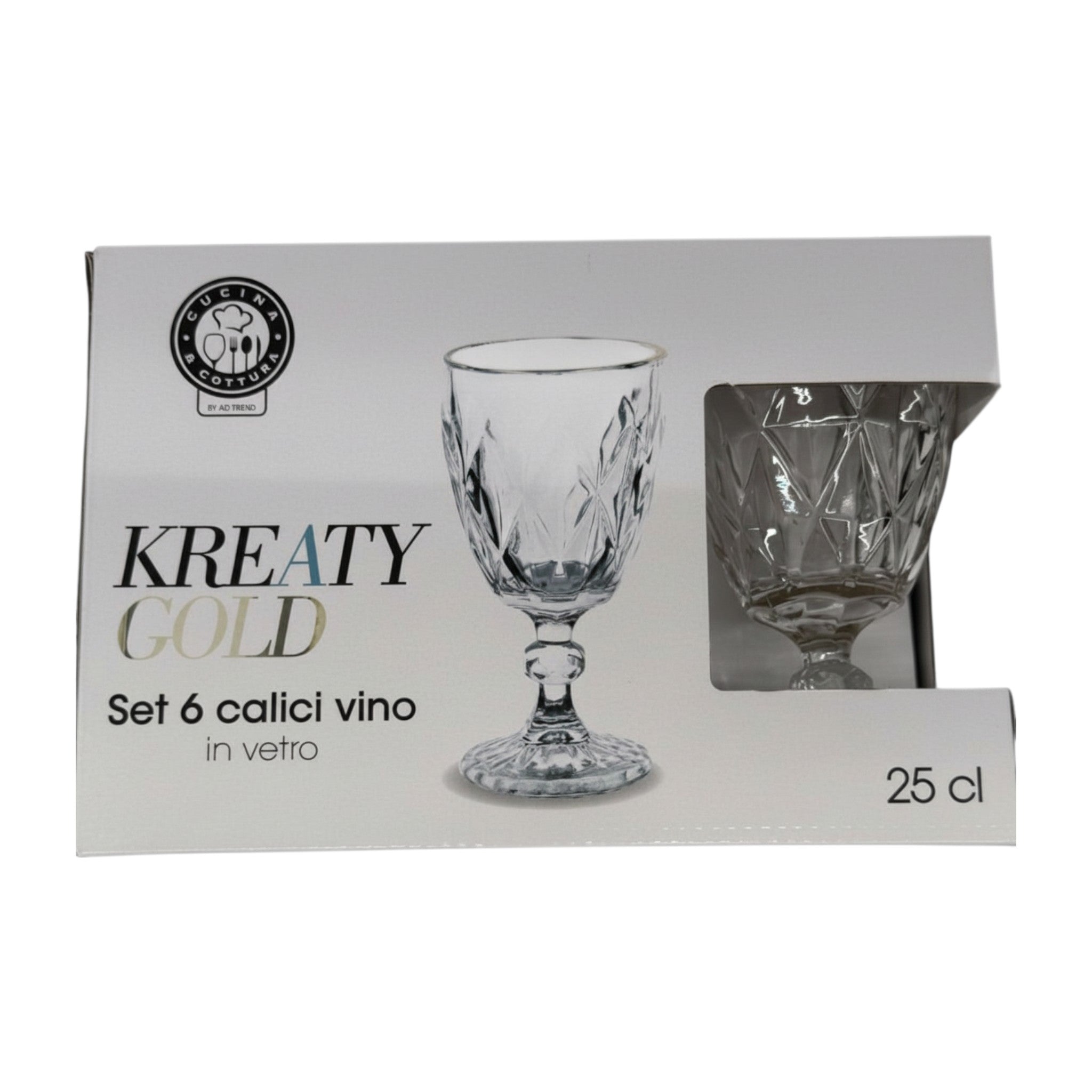 Calici Kreaty Gold - Diamante