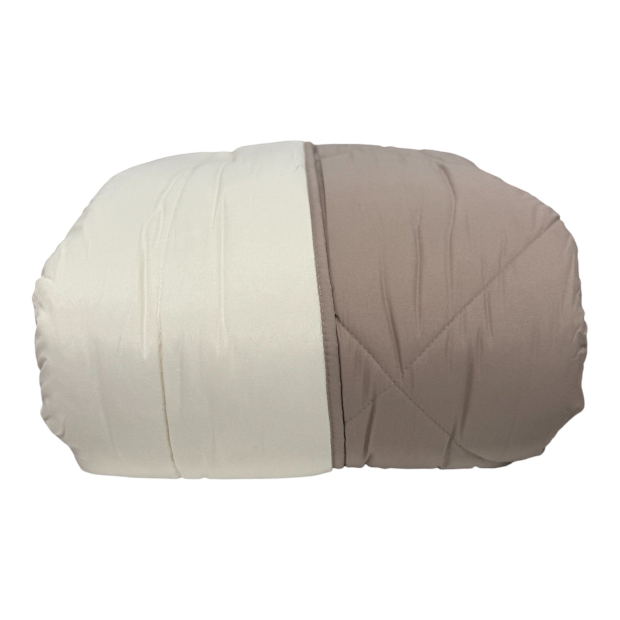 Trapunta - bicolore beige/tortora