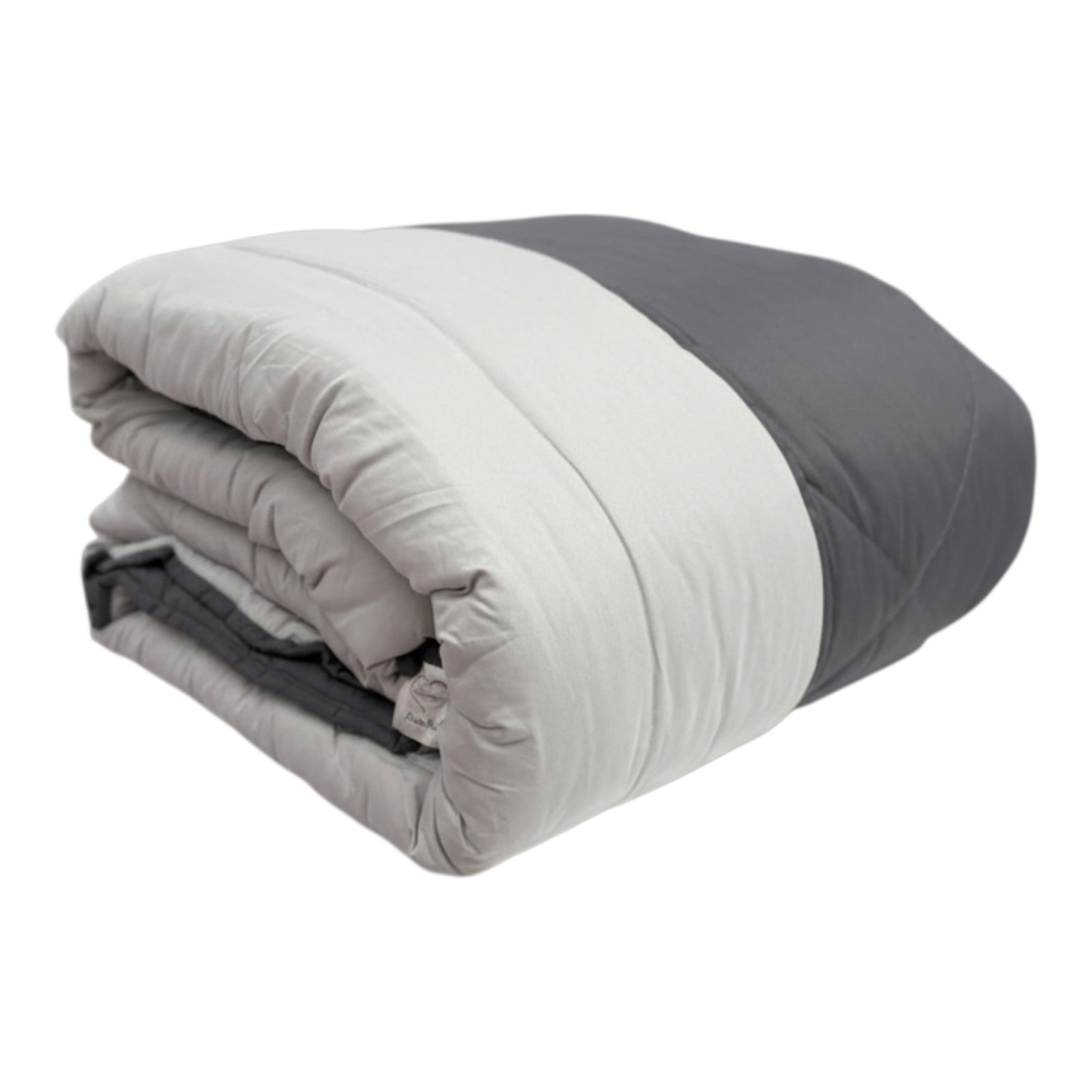 Trapunta - bicolore grigio chiaro/grigio scuro