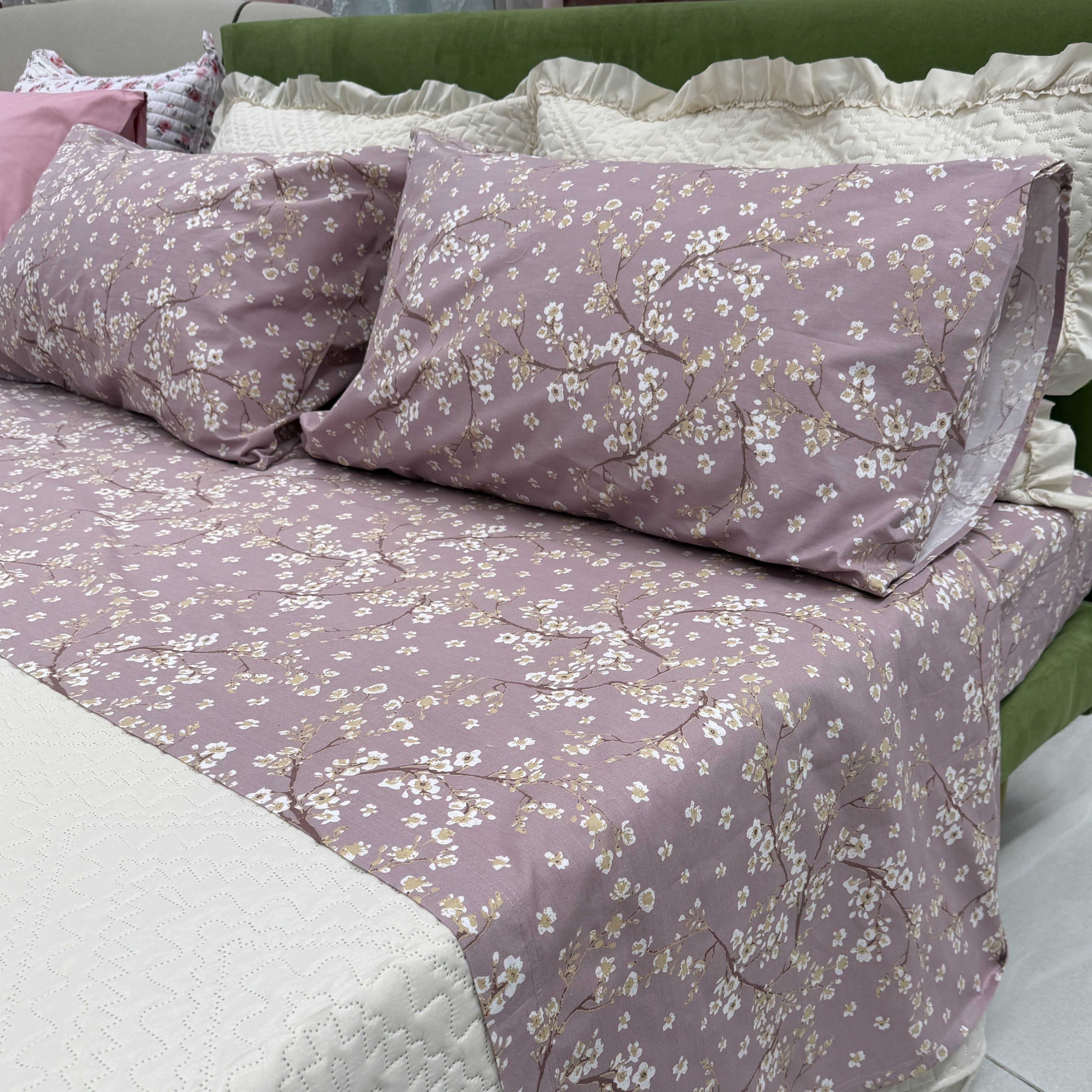 Completo letto Casarredo - Cherry - Malva