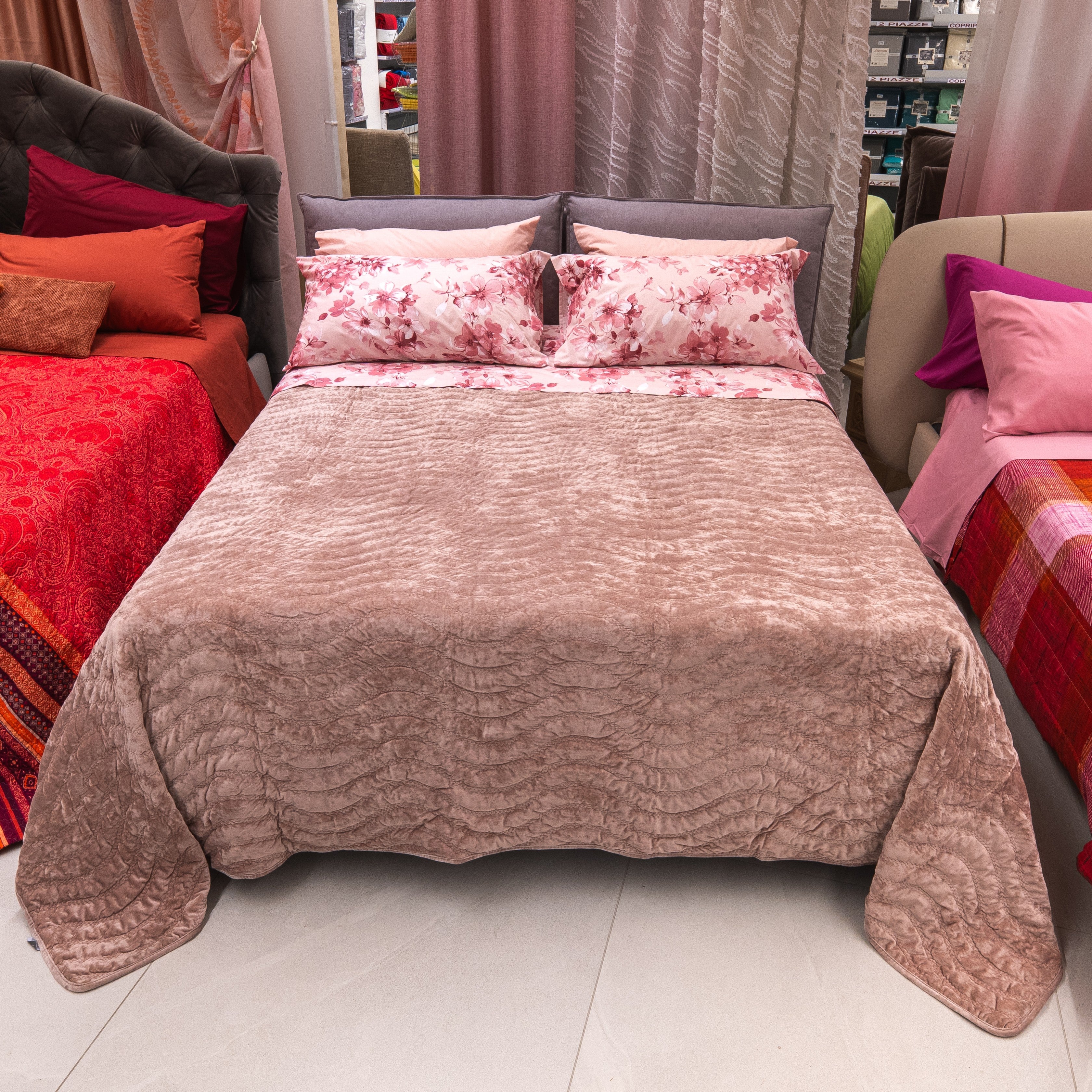 Trapunta Blanc Mariclò - velluto - A3849499 Rosa