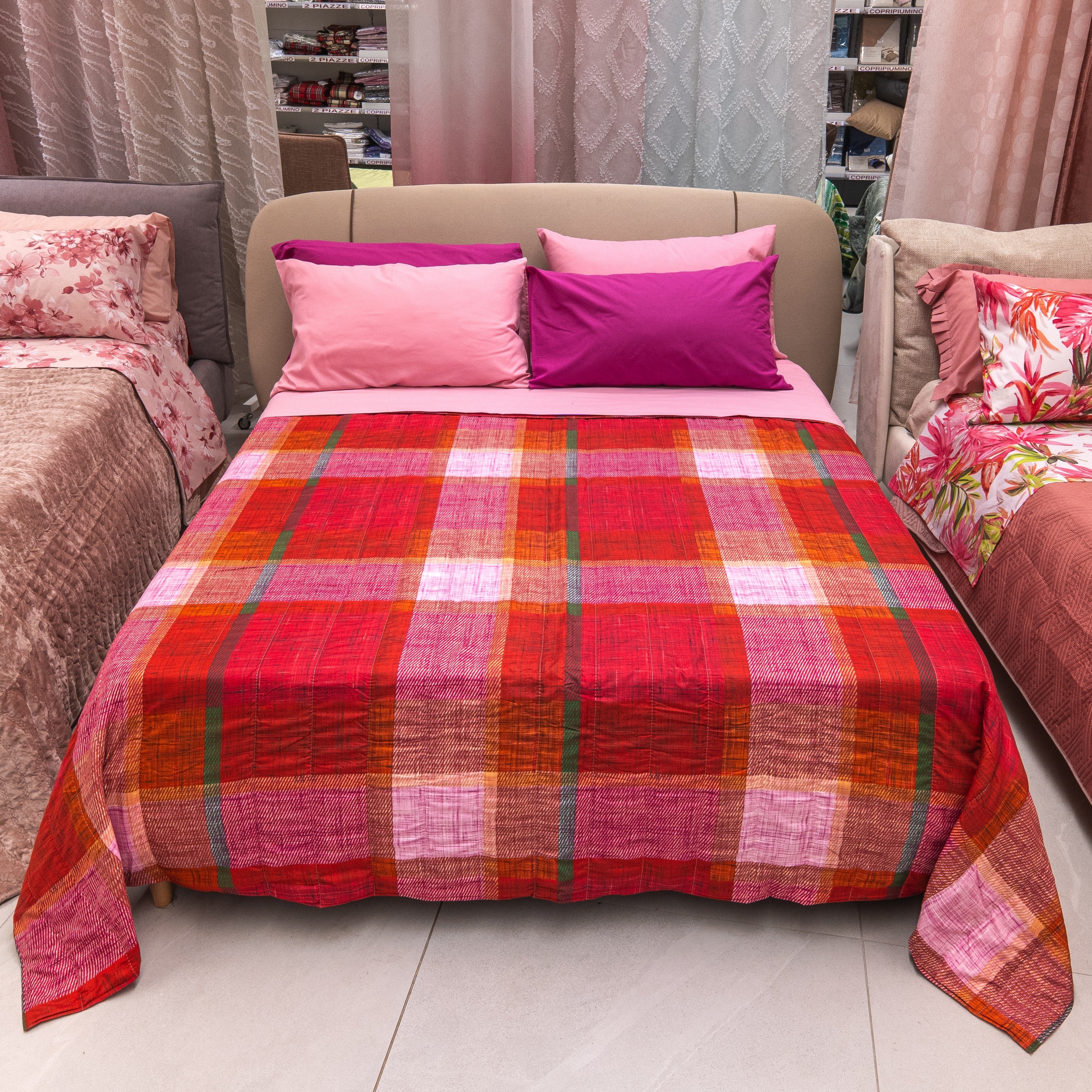 Trapunta Rio Quilt - Rosso