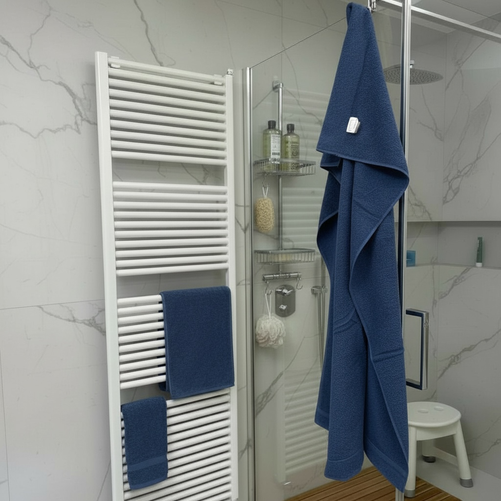 Telo-Viso-Ospite spugna - Blu