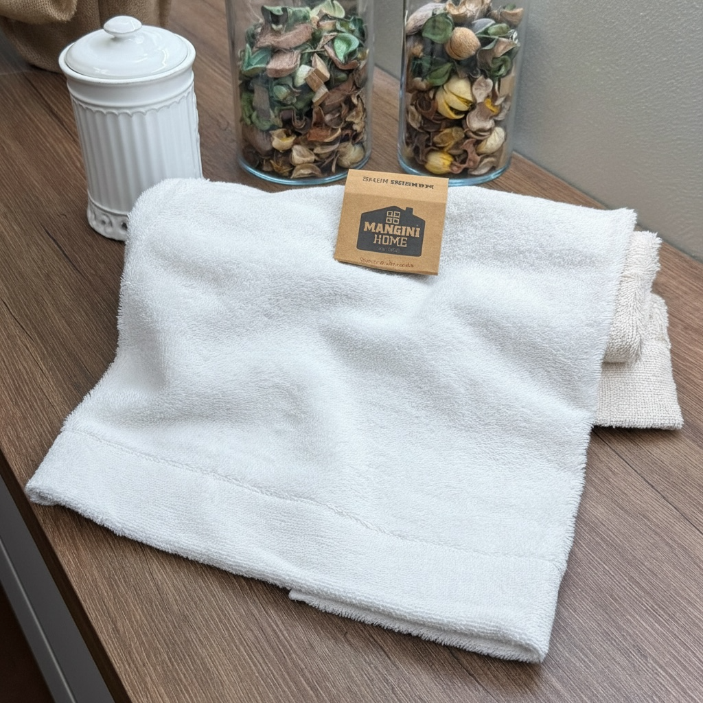 Telo-Viso-Ospite spugna - Bianco