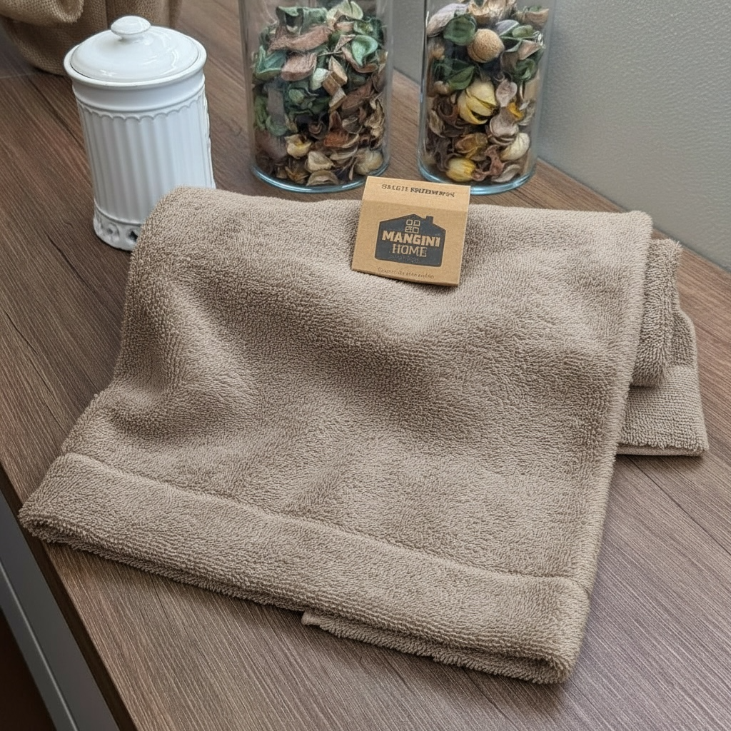 Telo-Viso-Ospite spugna - Tortora