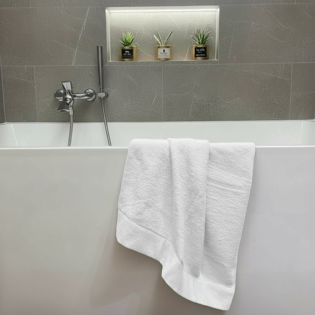 Telo-Viso-Ospite spugna - Bianco