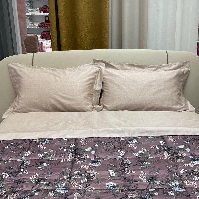 Completo letto Novia - Raso Sateen - Beige
