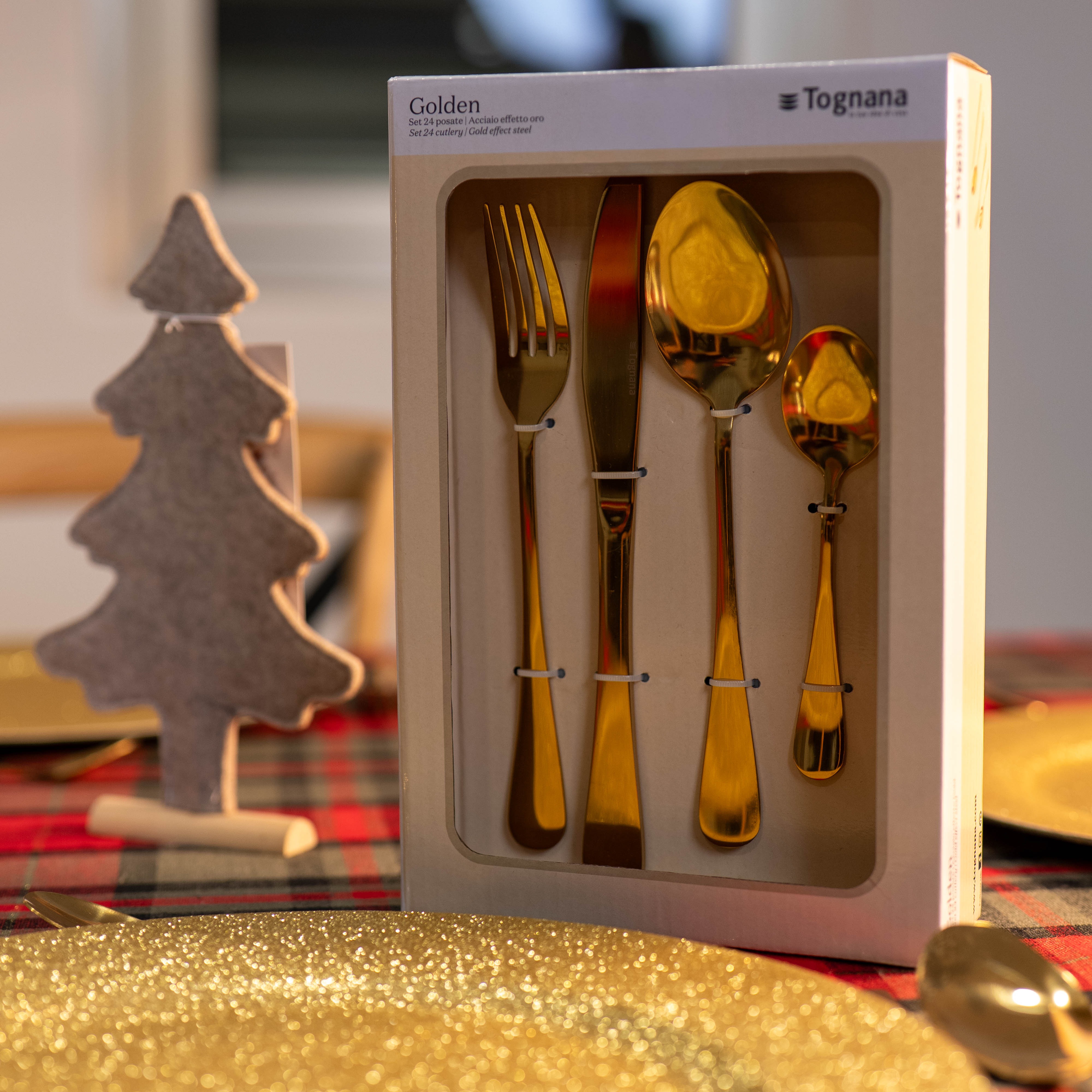 Set posate Tognana - 24 pz - Oro