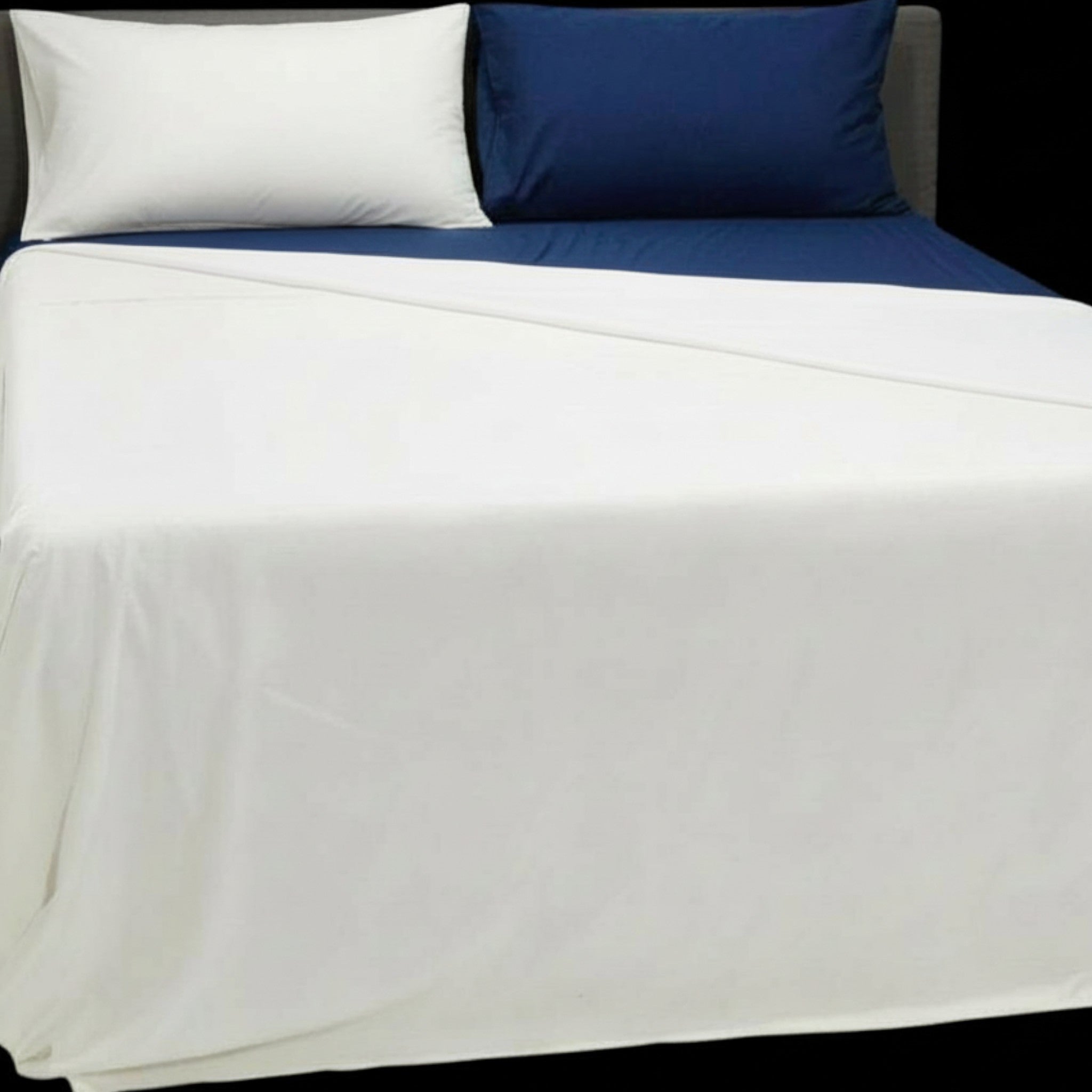 Completo letto Manopesca bicolore - Blu/Bianco