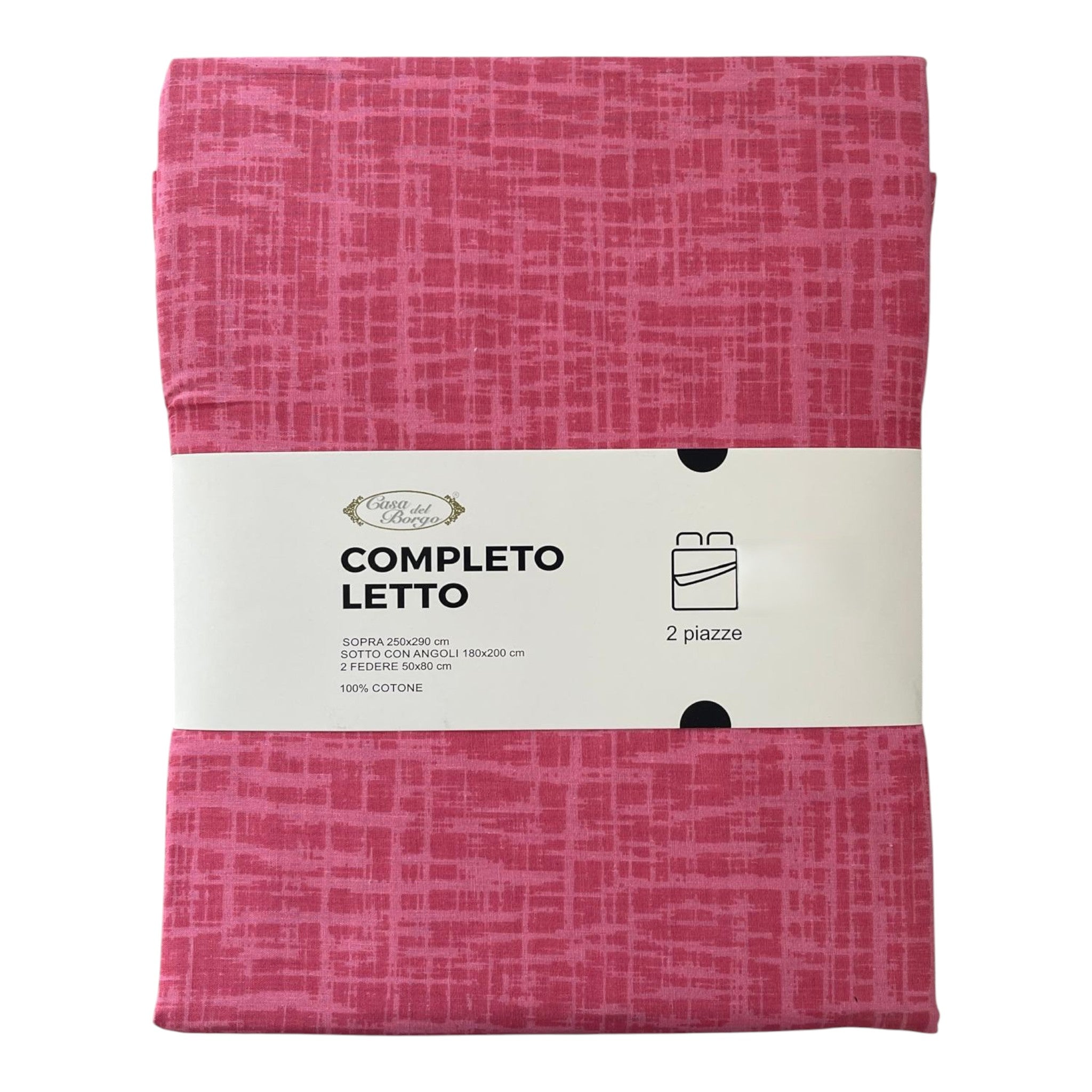 Completo letto Casa del Borgo - Fucsia