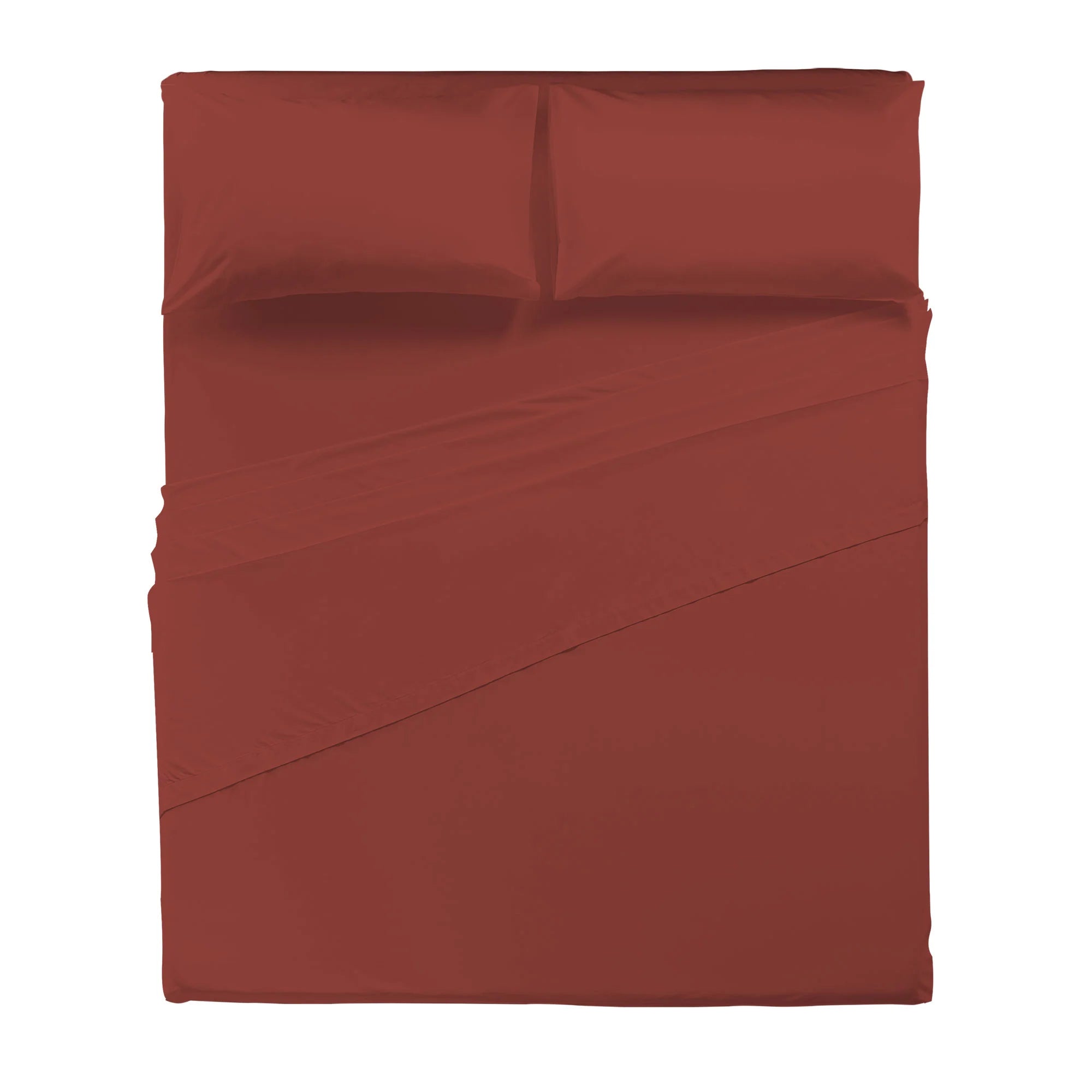 Completo letto Happidea - cotone - Terra
