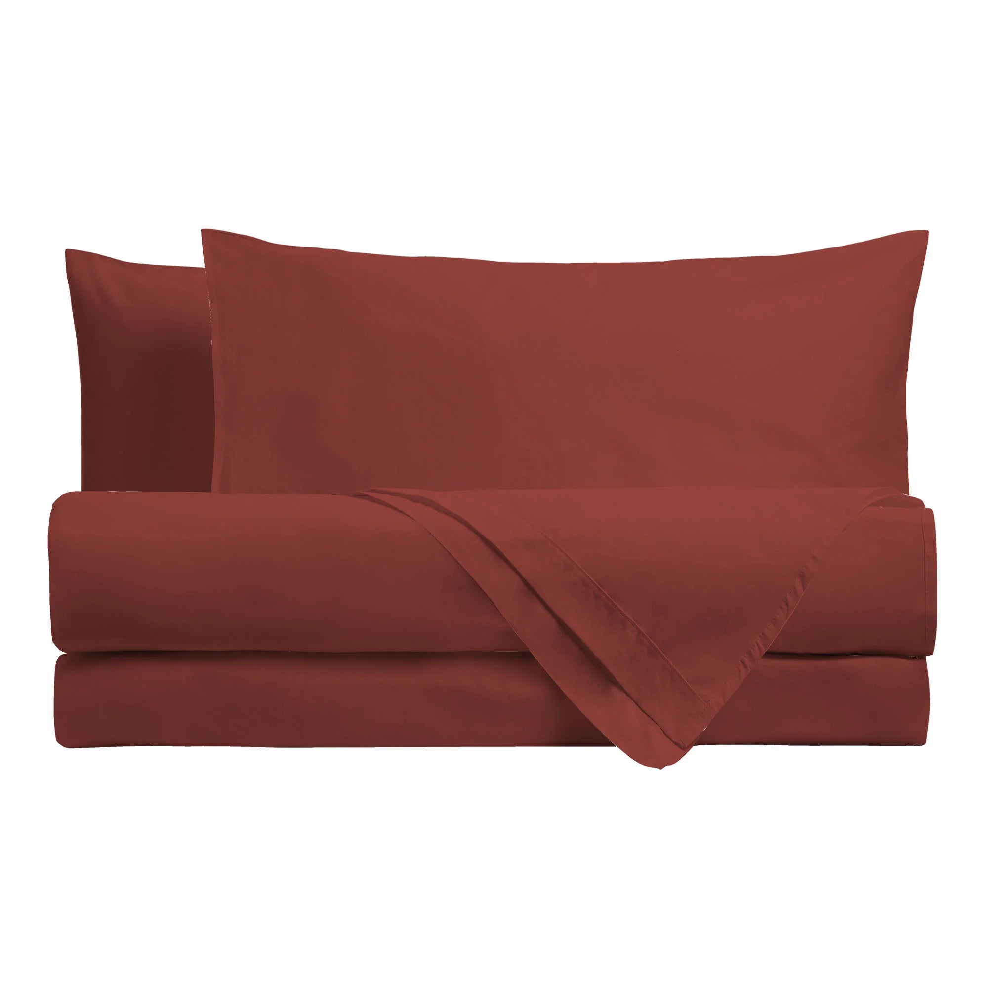 Completo letto Happidea - cotone - Terra