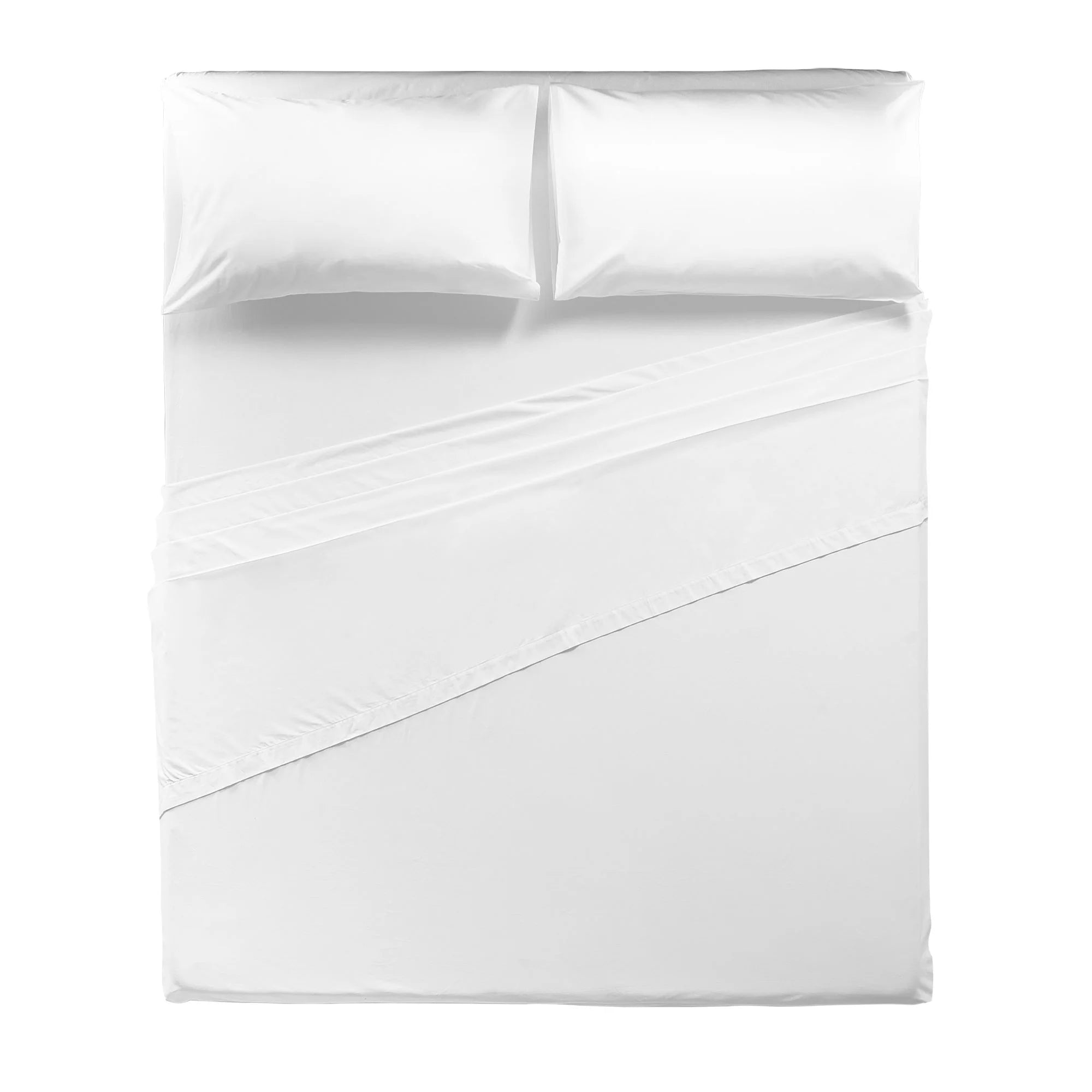 Completo letto Happidea - cotone - Bianco