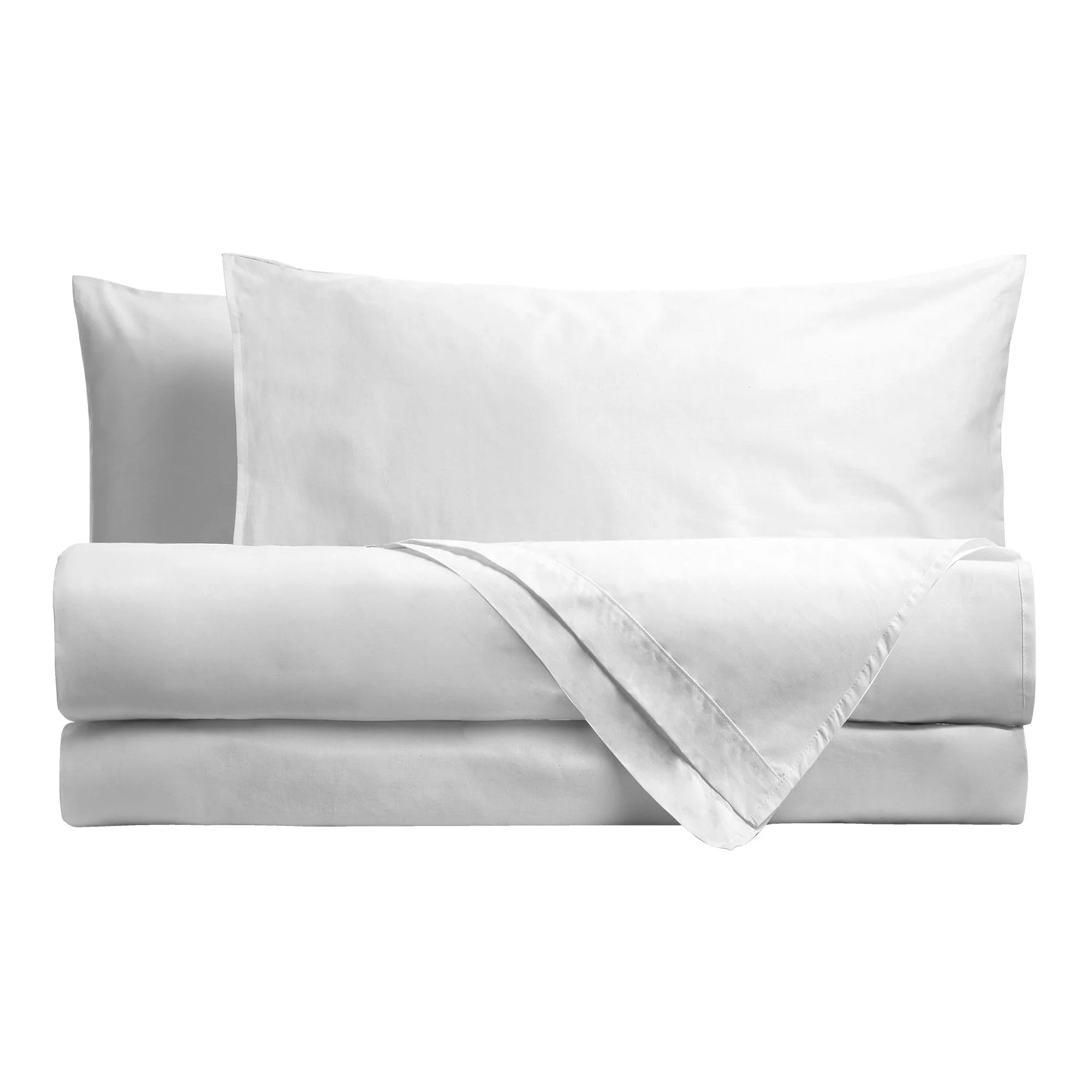 Completo letto Happidea - cotone - Bianco