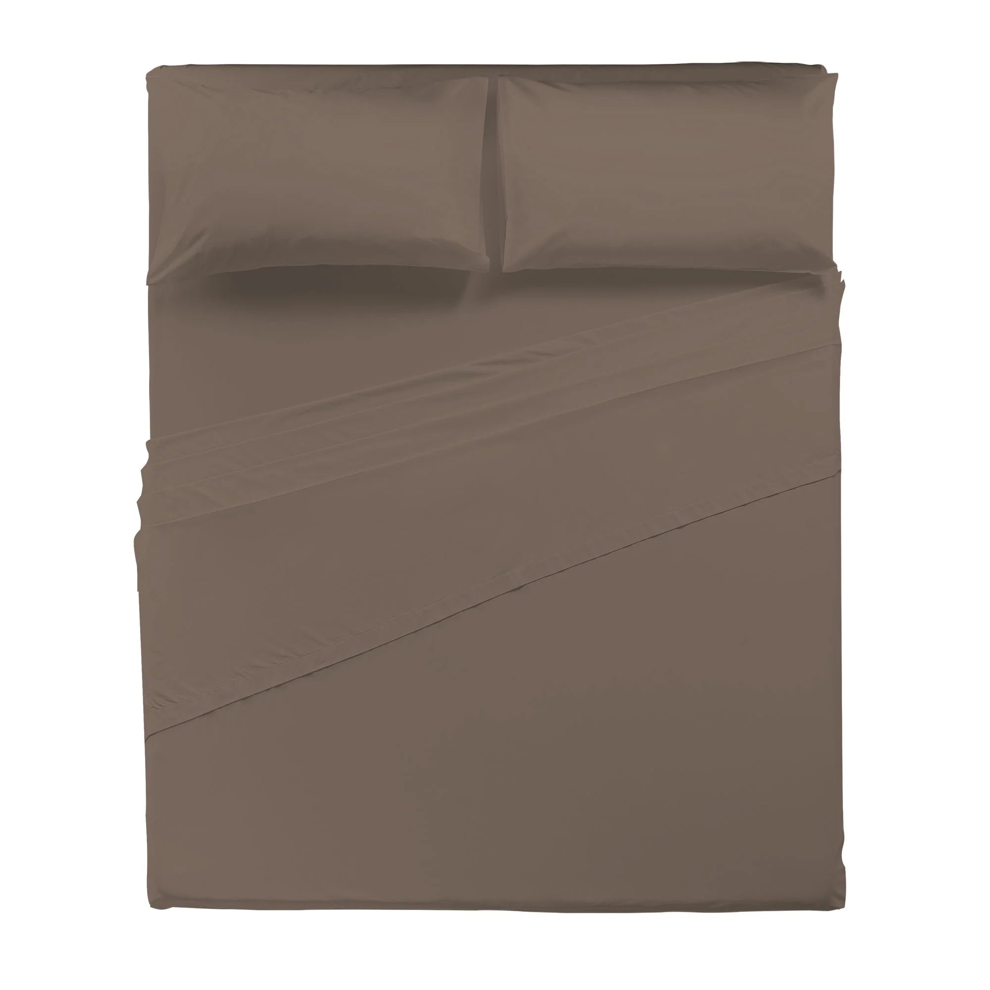 Completo letto Happidea - cotone - Biscotto