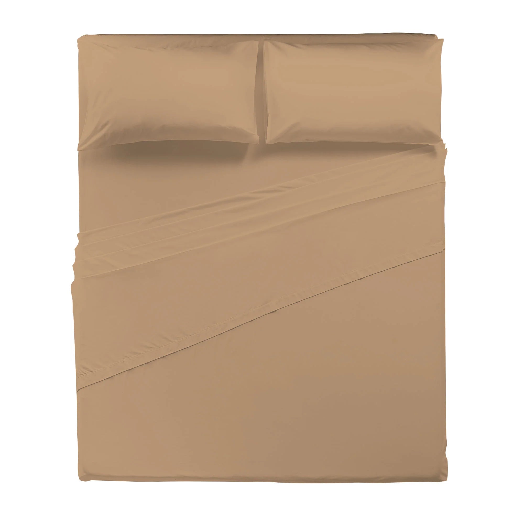 Completo letto Happidea - cotone - Ocra