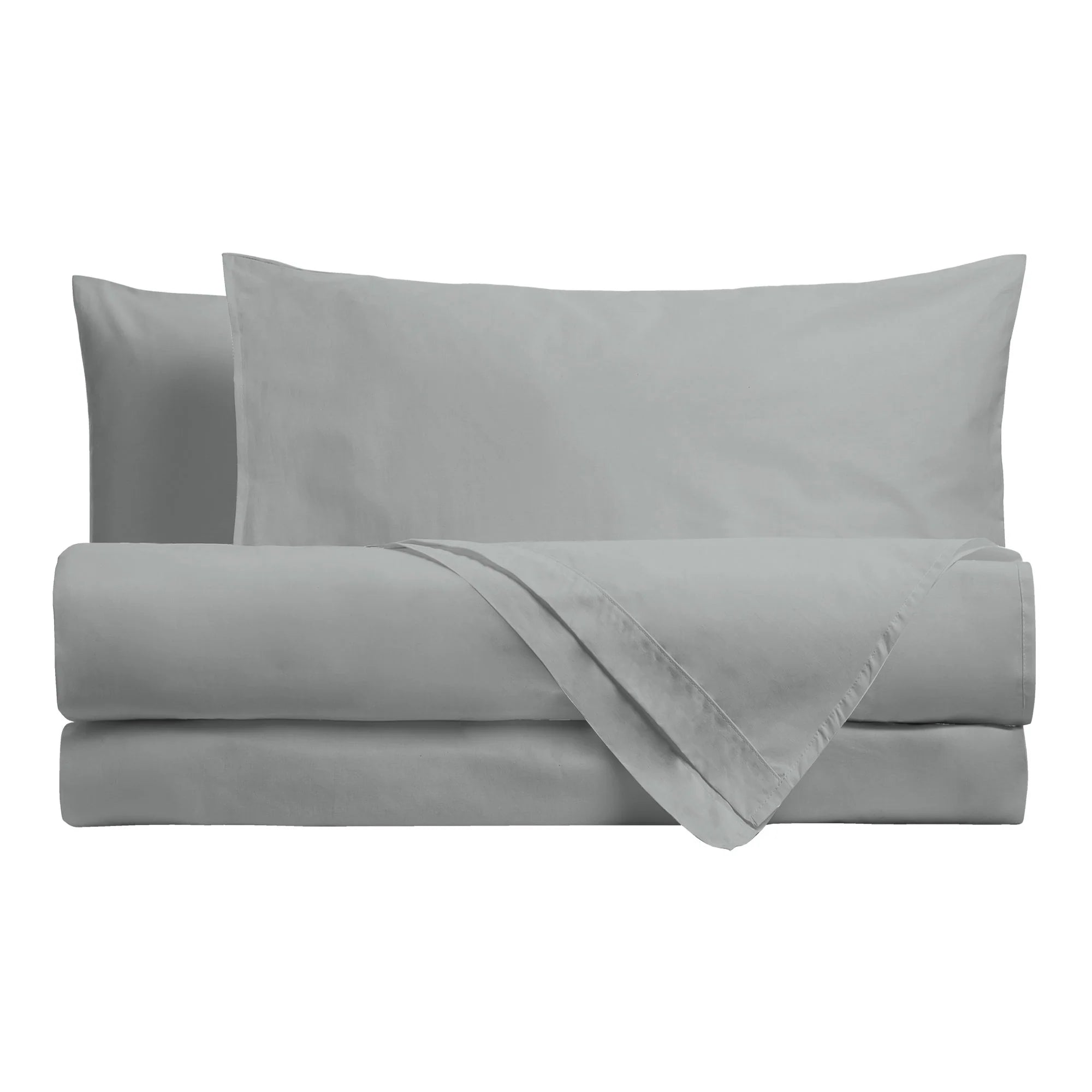 Completo letto Happidea - cotone - Perla