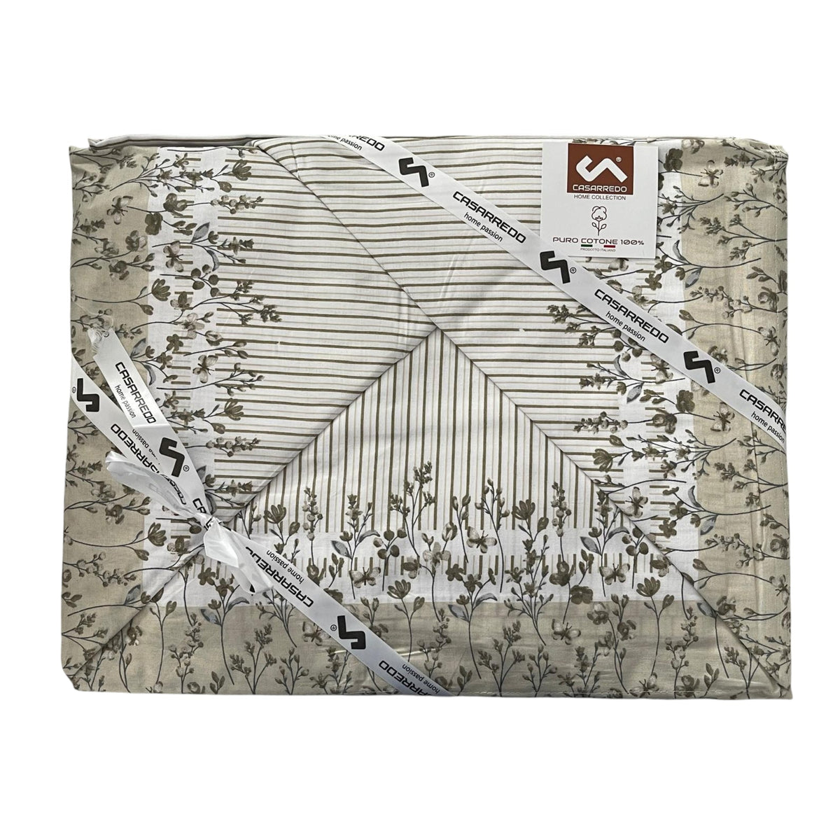 Coppia lenzuola Casarredo - Lavanda - Beige