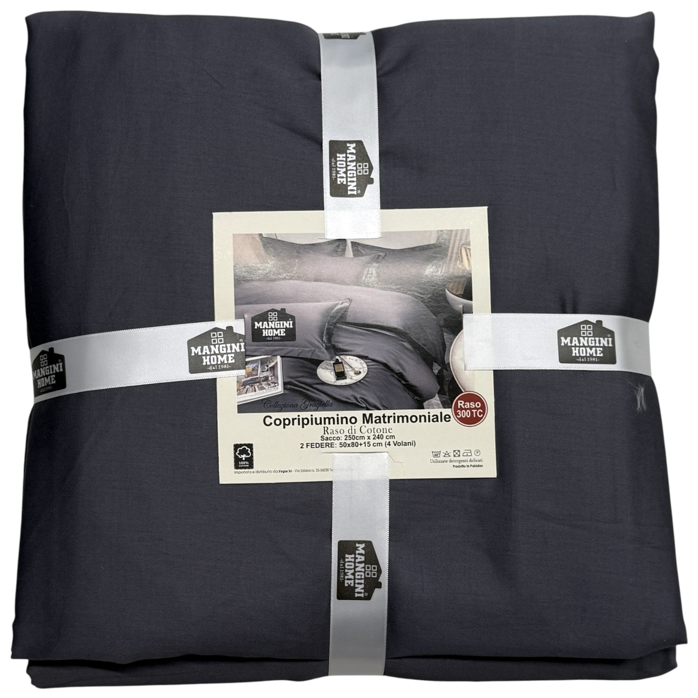 Copripiumino matrimoniale - Grigio scuro