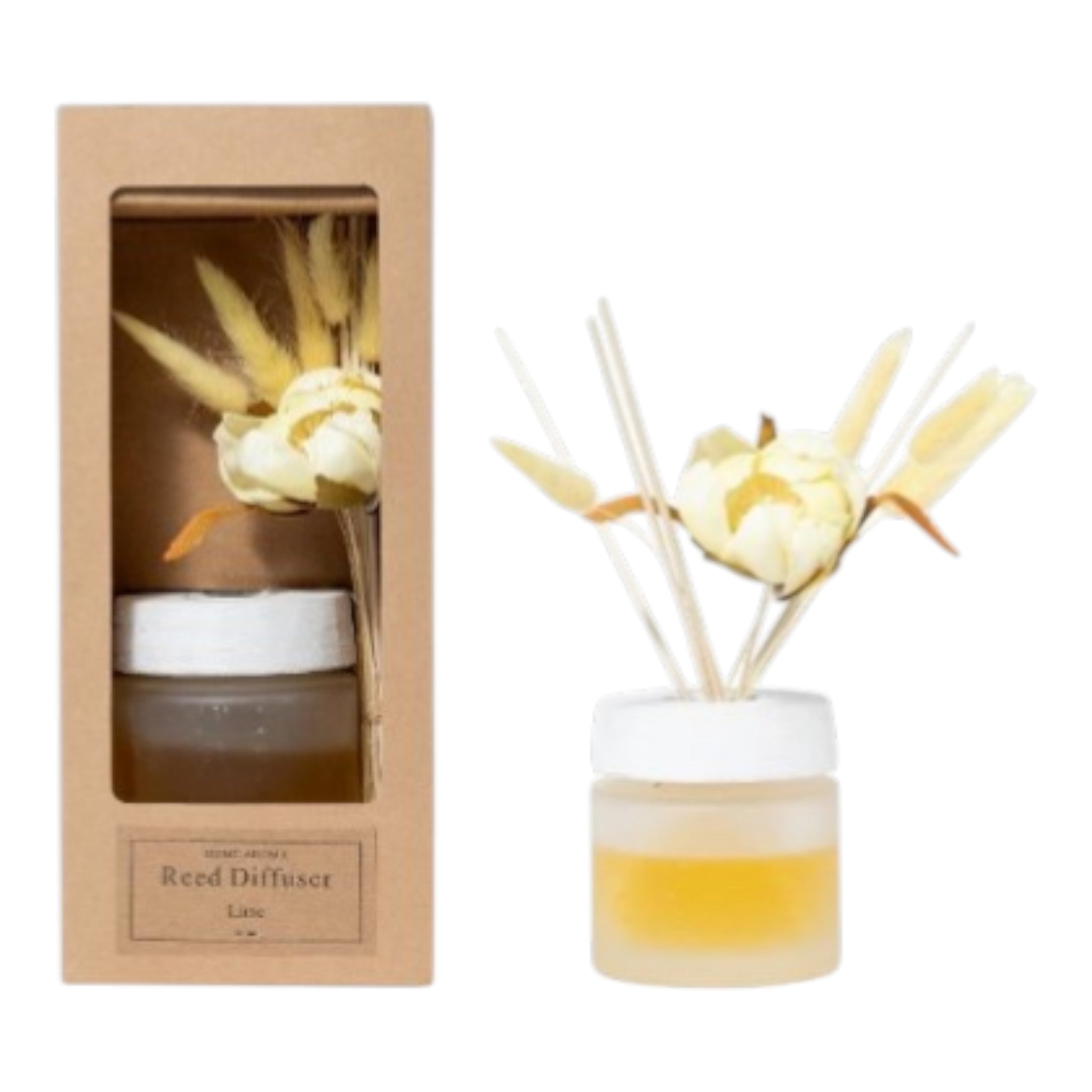 Diffusore bacchetti fiore - Lime