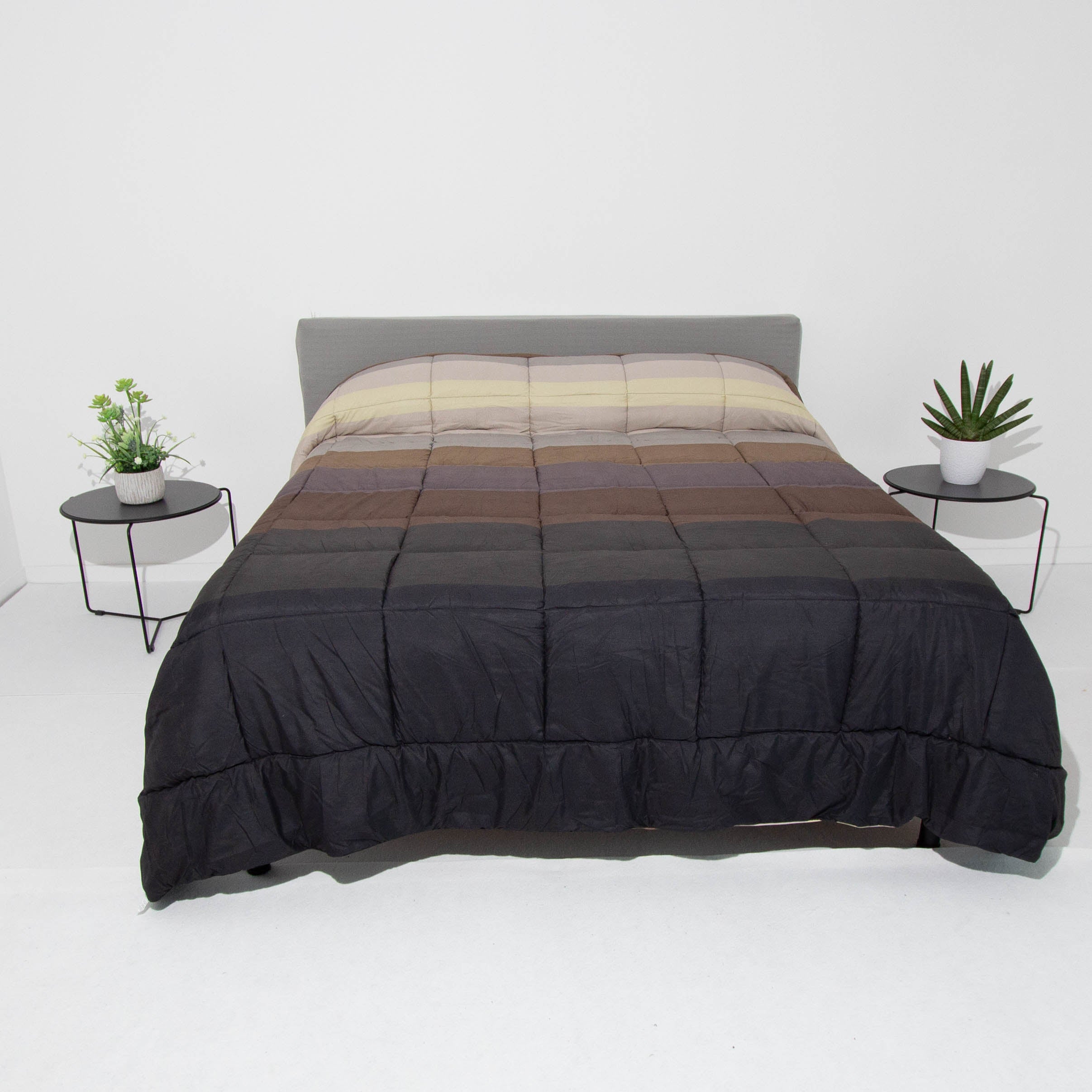 Trapunta - Multicolore marrone grigio