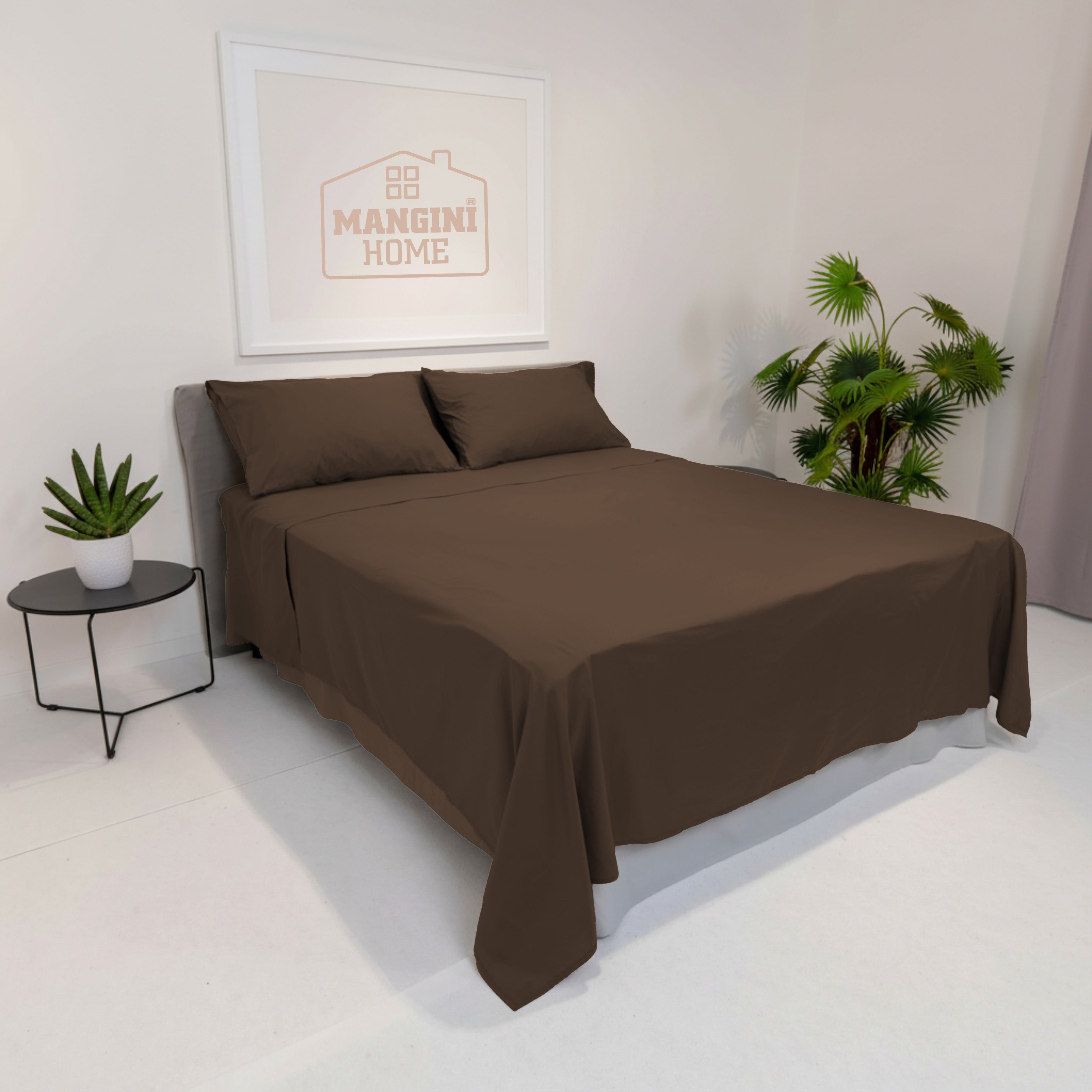 Completo letto Manopesca - Marrone