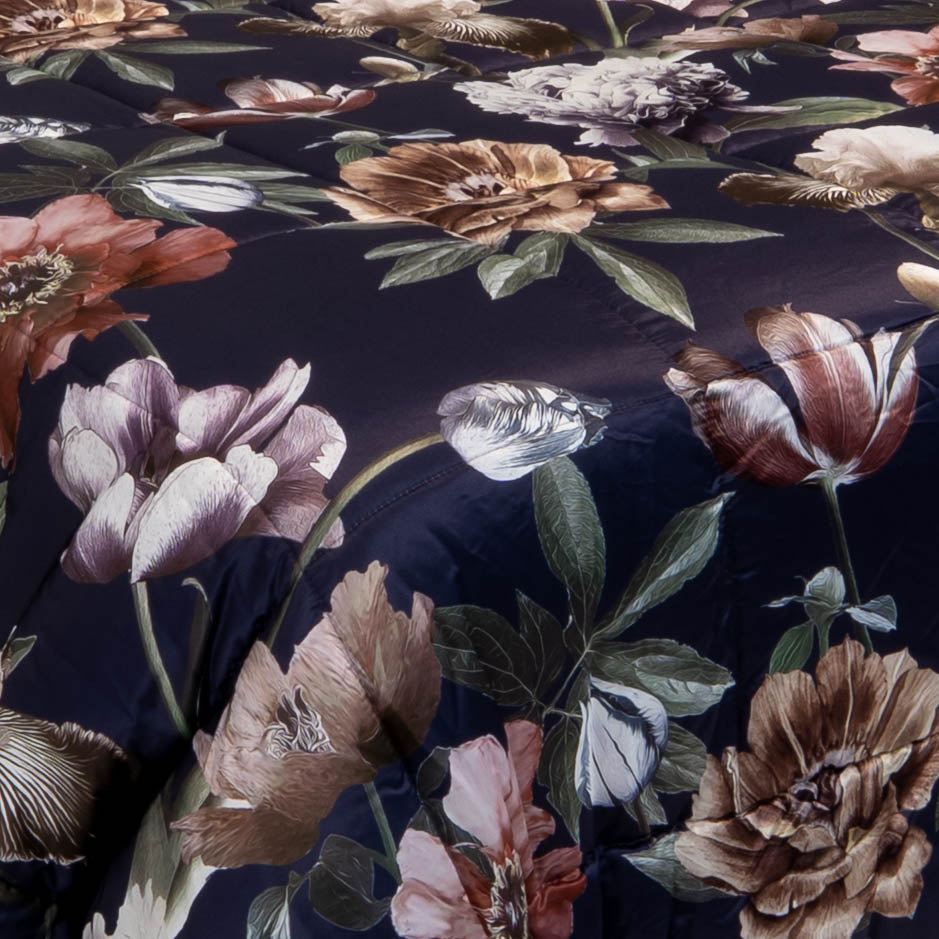 Trapunta digitale raso - floreale