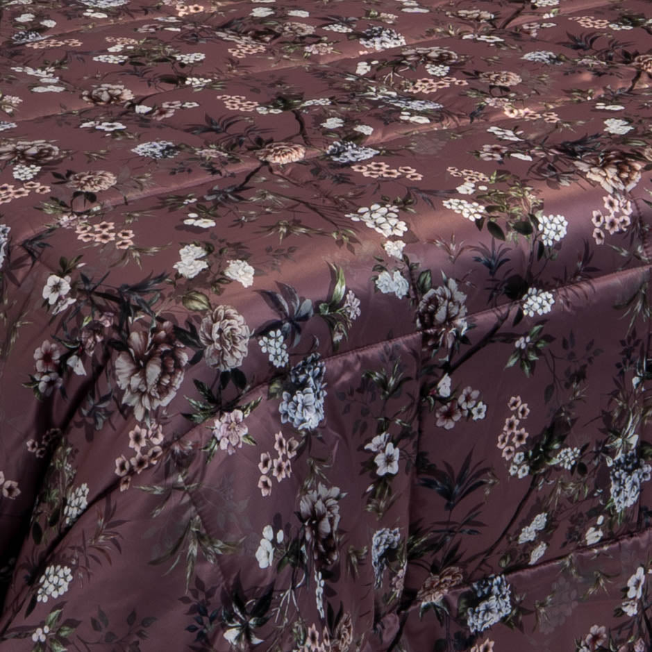 Trapunta digitale raso - floreale