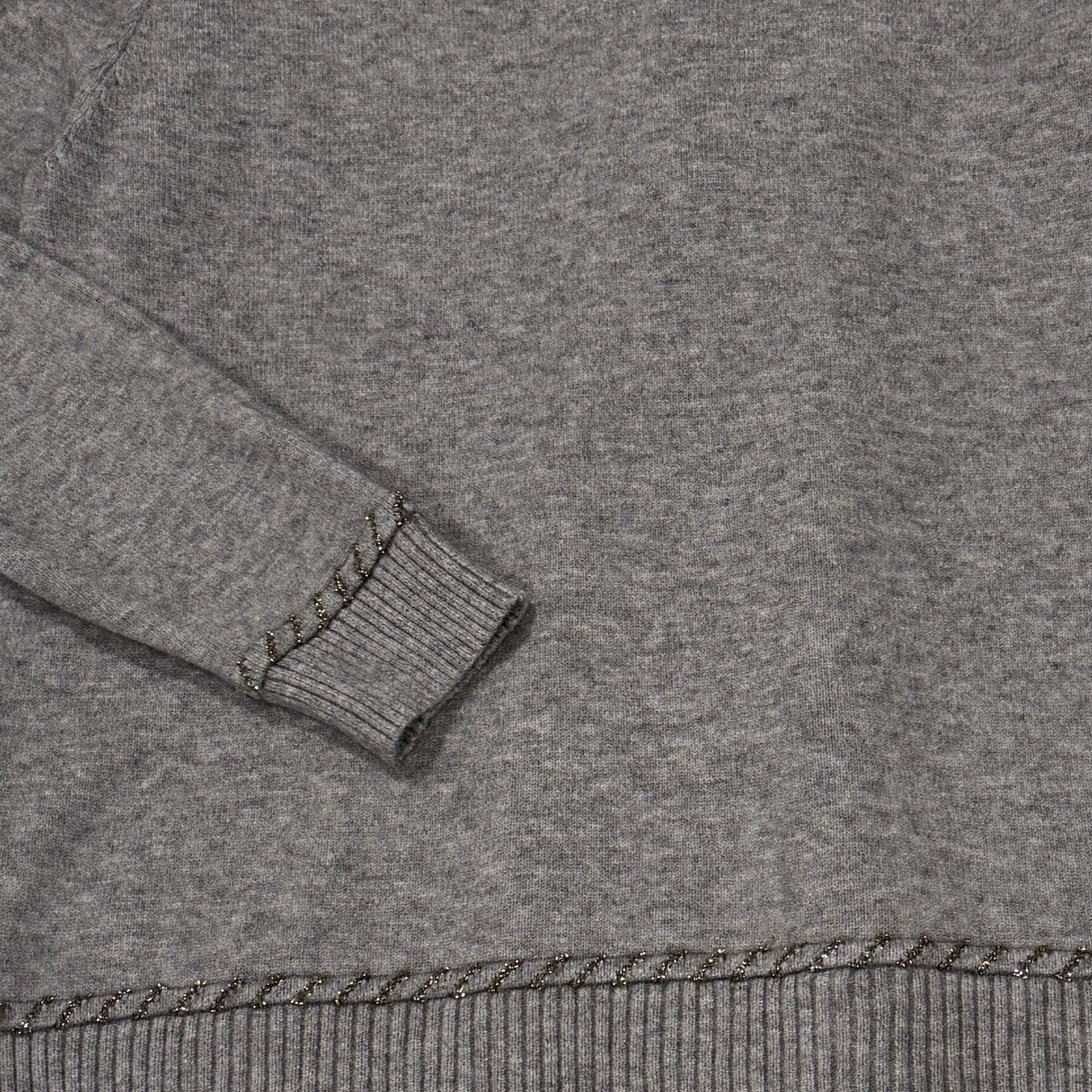 Completo maglia donna - Grigio - Piping