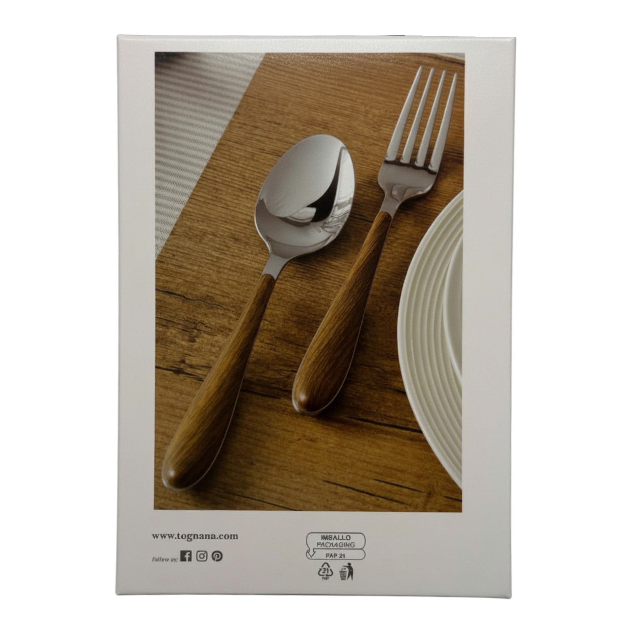 Set posate Tognana Antony - 24 pz - Wood