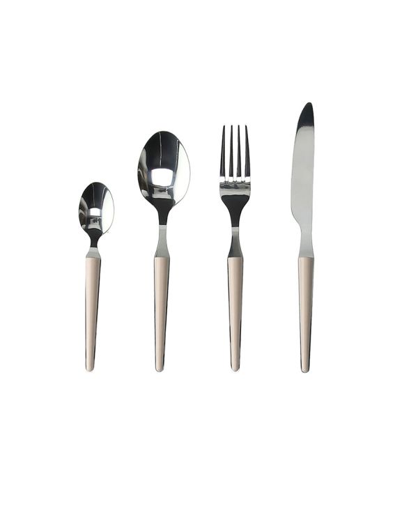 Set posate Tognana Zen - 24 pz - Crema