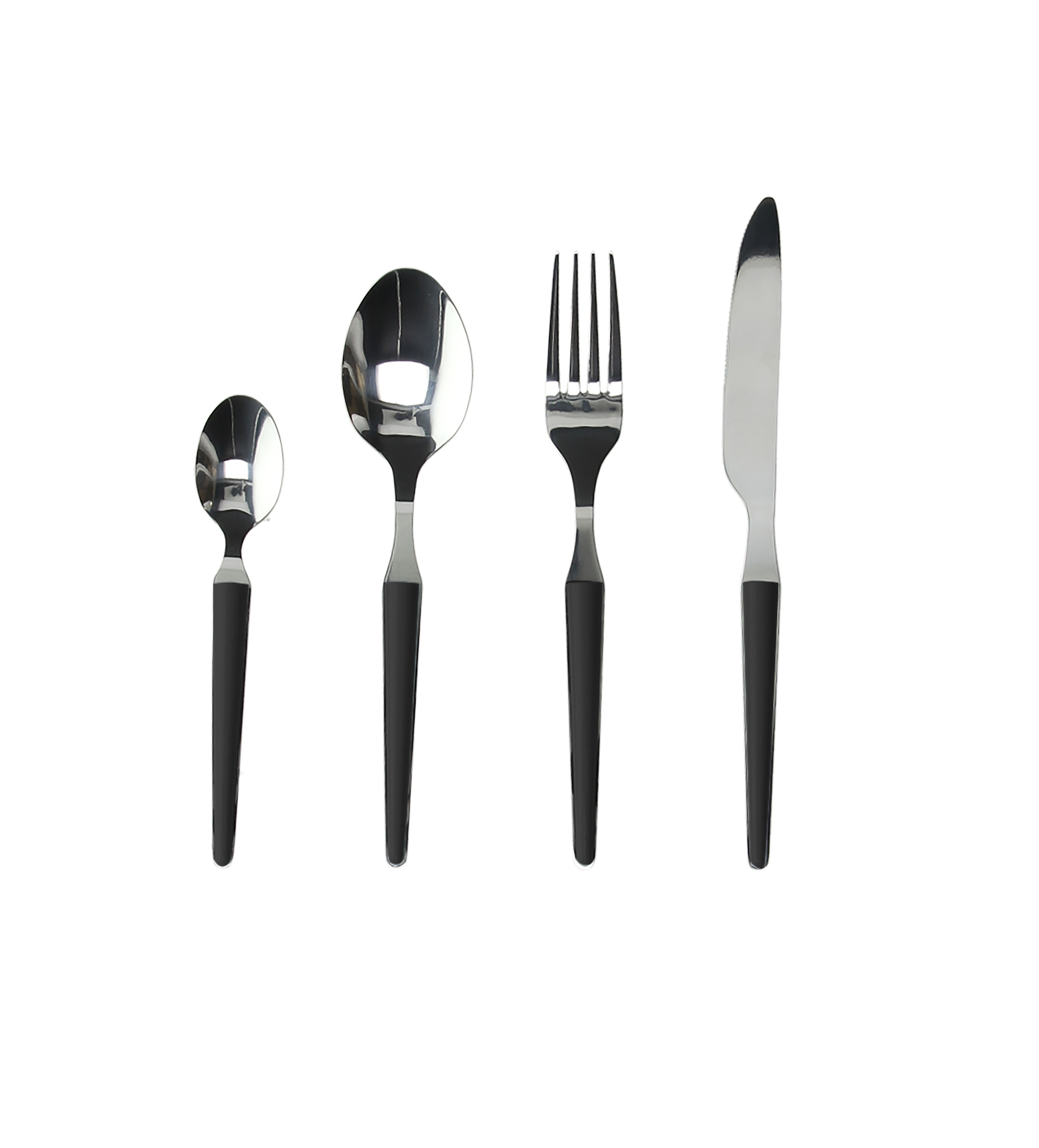 Set posate Tognana Zen - 24 pz - Nero