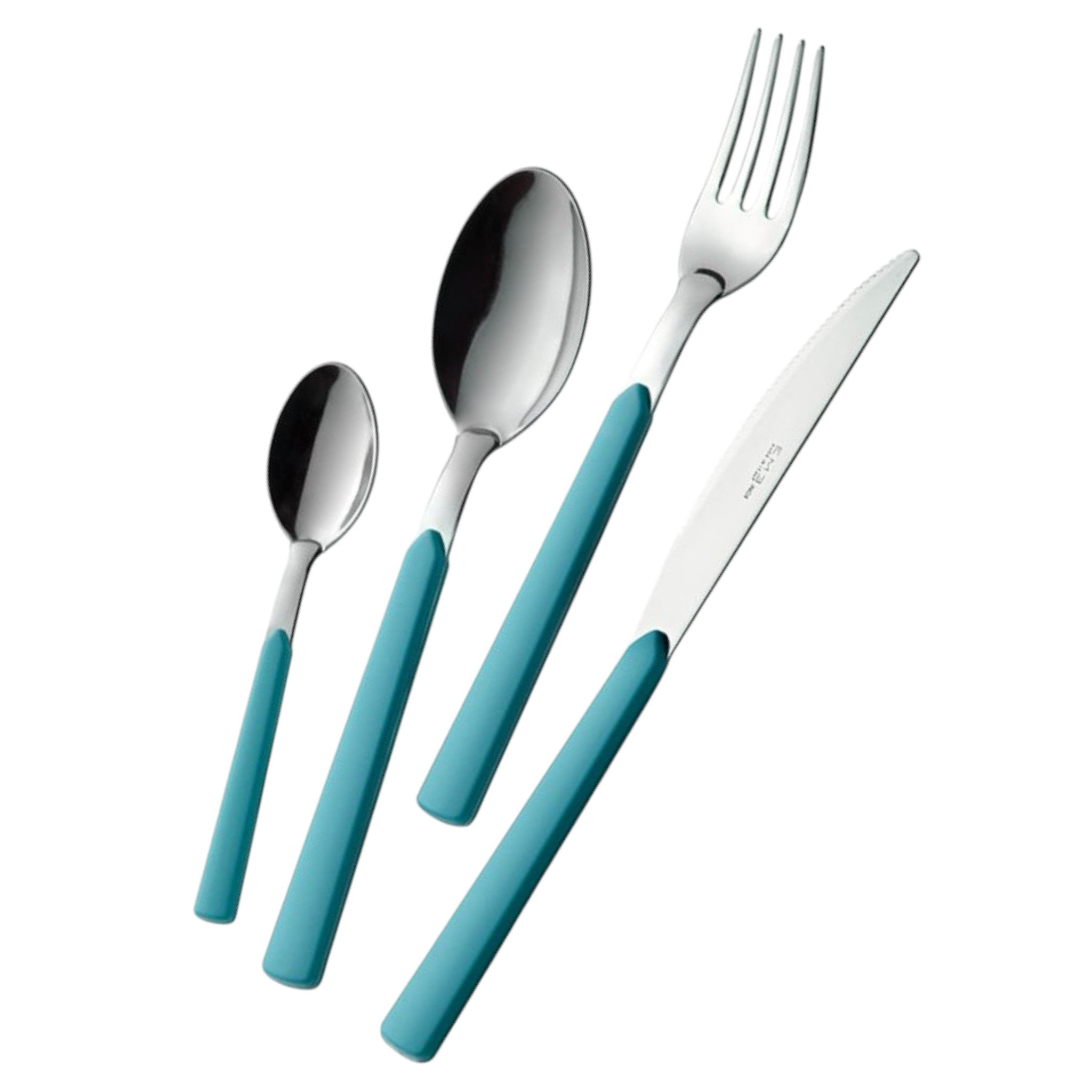 Set posate EME Fast - 24 pz - Celeste