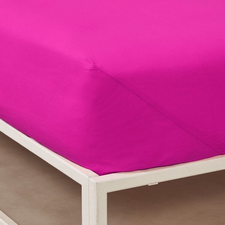 Lenzuolo sotto con angoli - Bassetti Pop Color -  Ciclamino