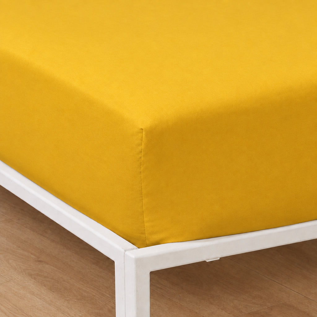 Lenzuolo sotto con angoli - Bassetti Pop Color - Giallo