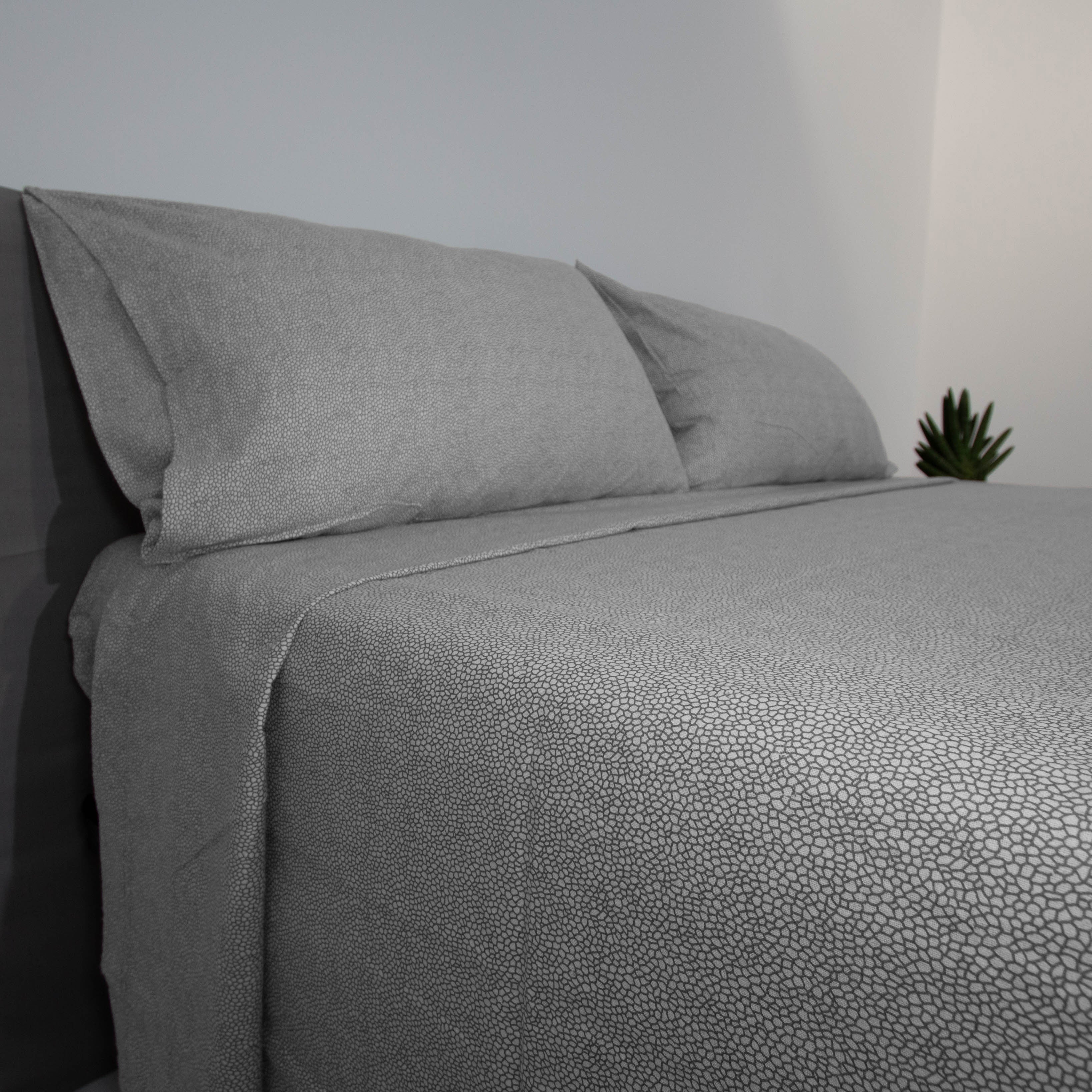 Completo letto flanella - Trentino - Tapiro - Grigio