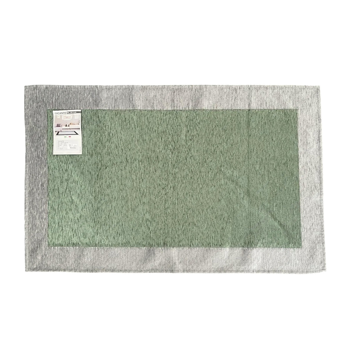Tappeto Incanto (Dis. 7209 Plain) - 210x270cm - Salvia