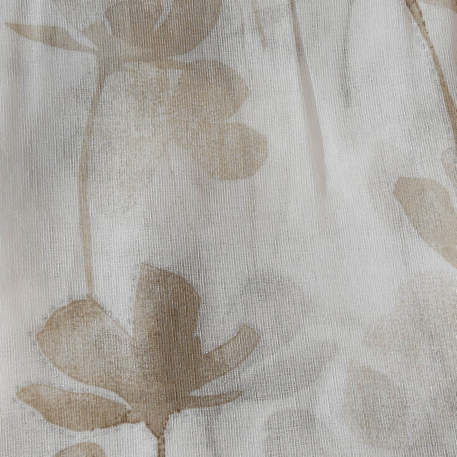 Tenda interni Edurny - Fiori beige