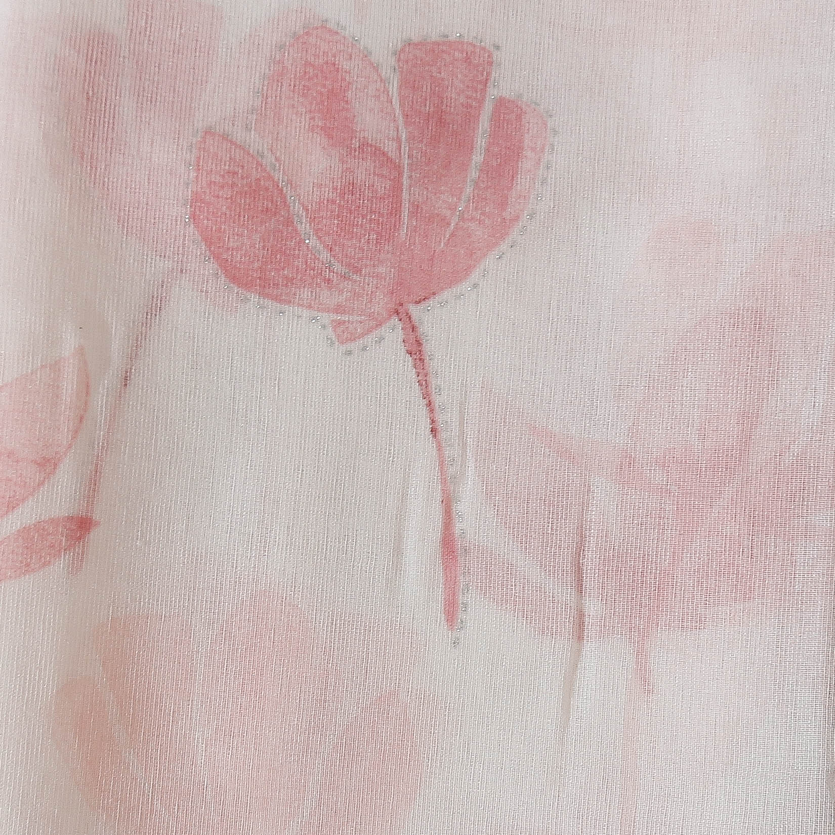 Tenda interni Edurny - Fiori rosa