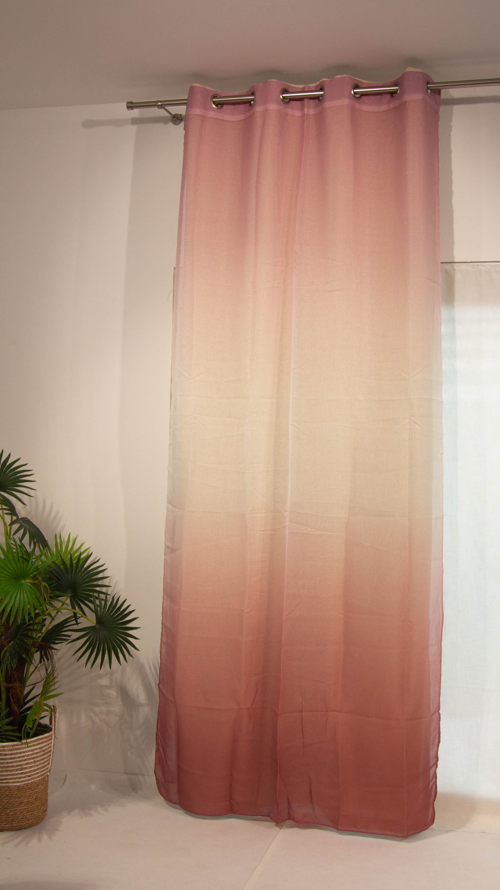 Tenda interni LineaOro - fantasia Cleo - Rosa chiaro/Rosa scuro