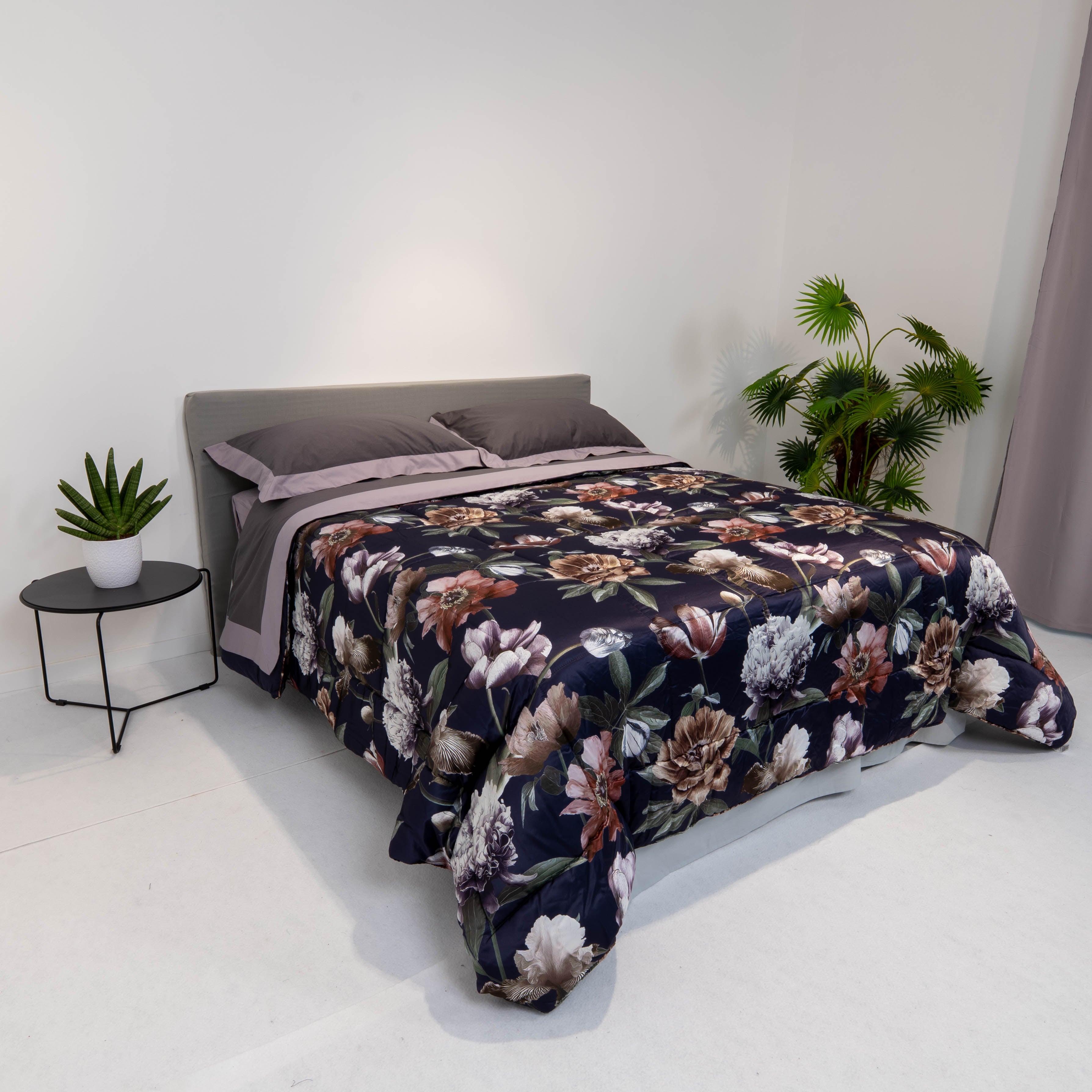 Trapunta digitale raso - floreale